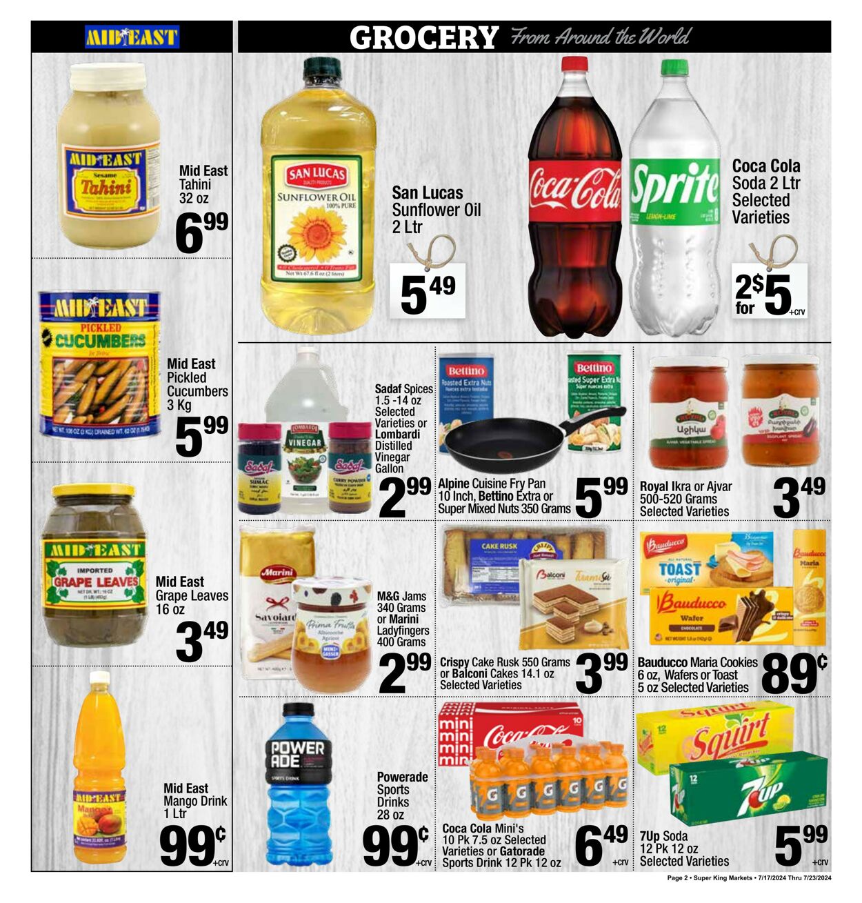 Catalogue Super King Market from 07/17/2024