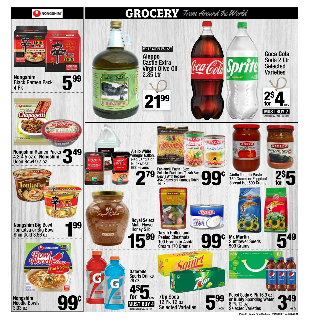 Catalogue Super King Market from 07/31/2024