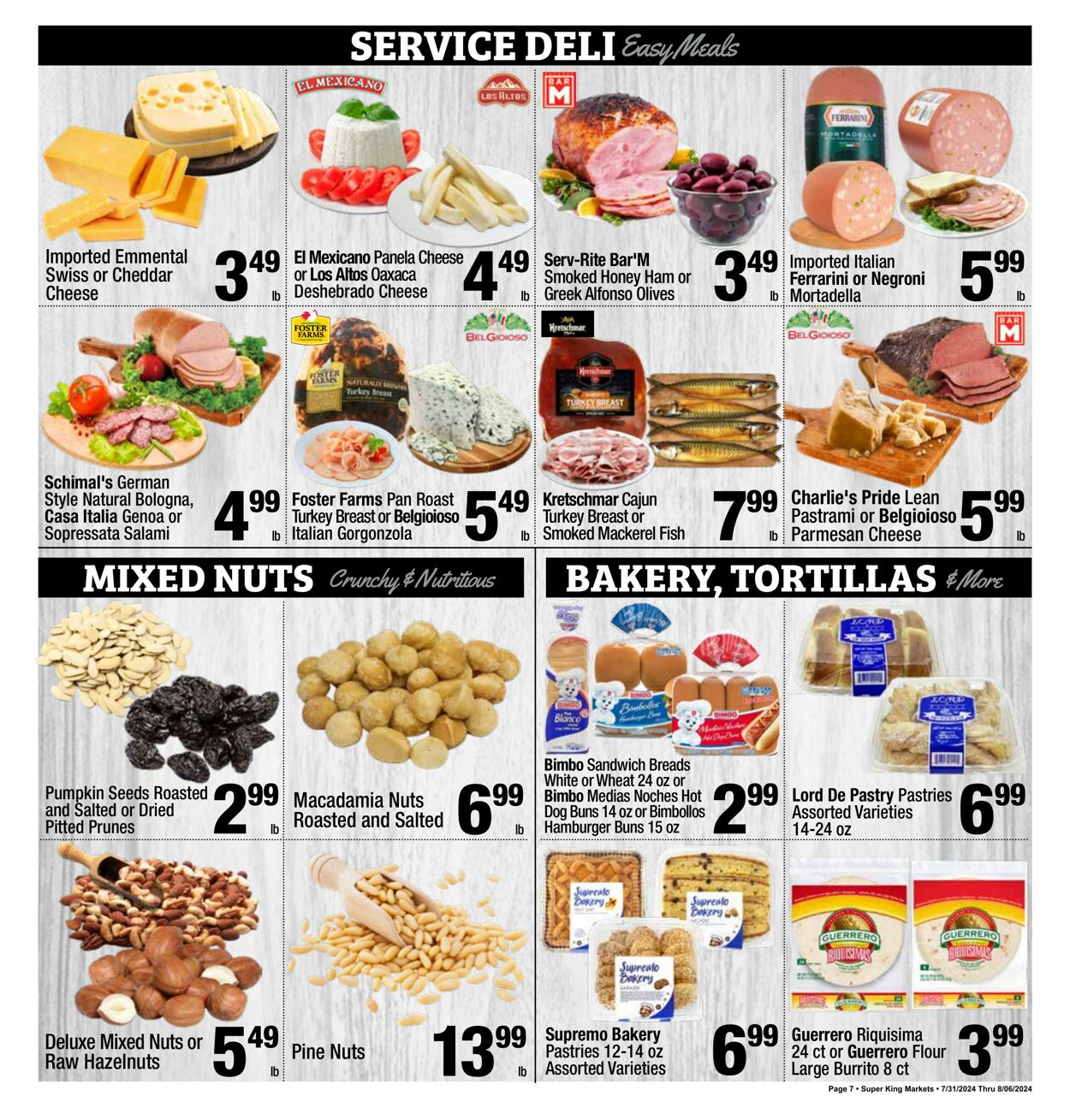 Catalogue Super King Market from 07/31/2024