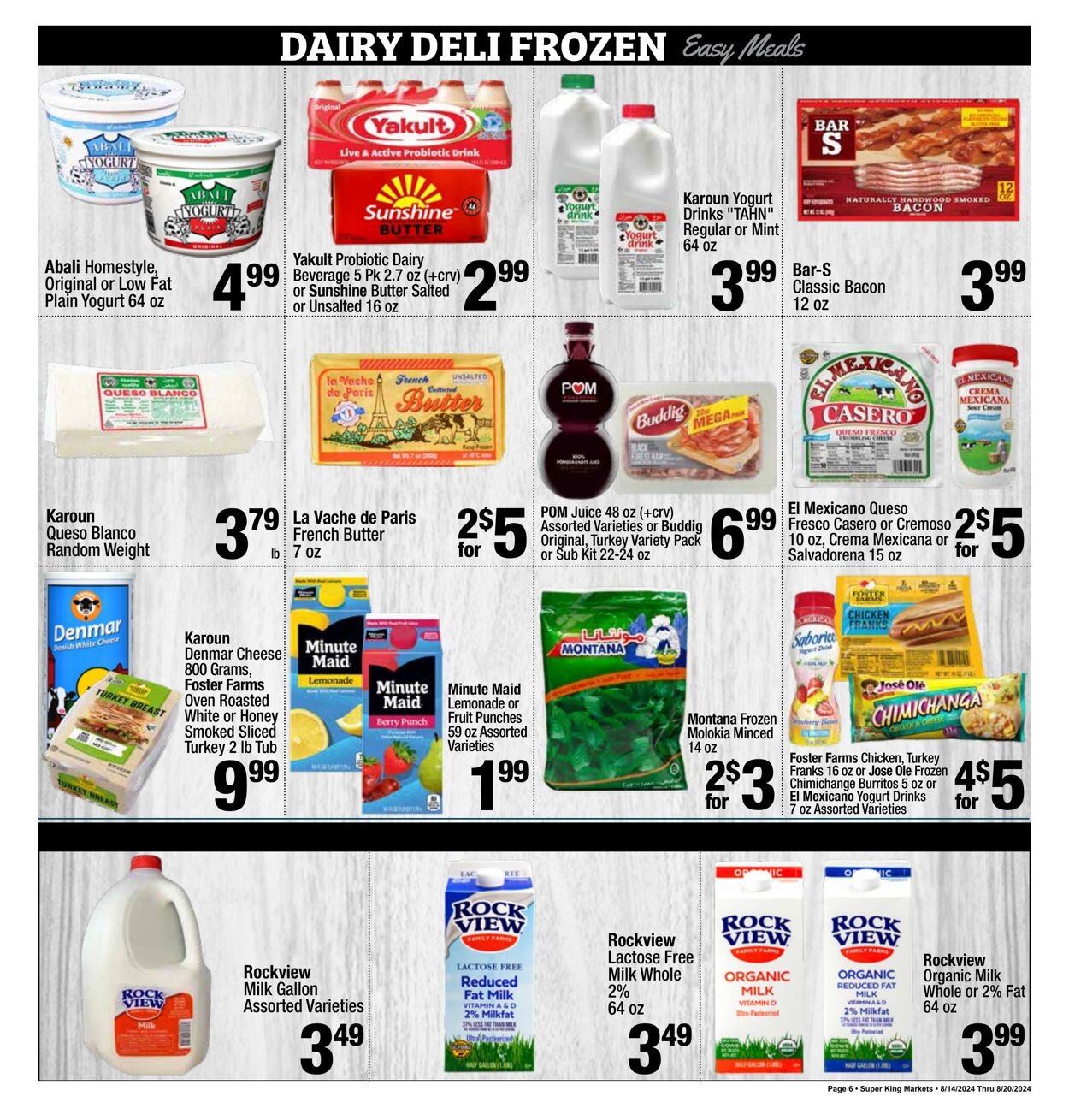 Catalogue Super King Market from 08/14/2024