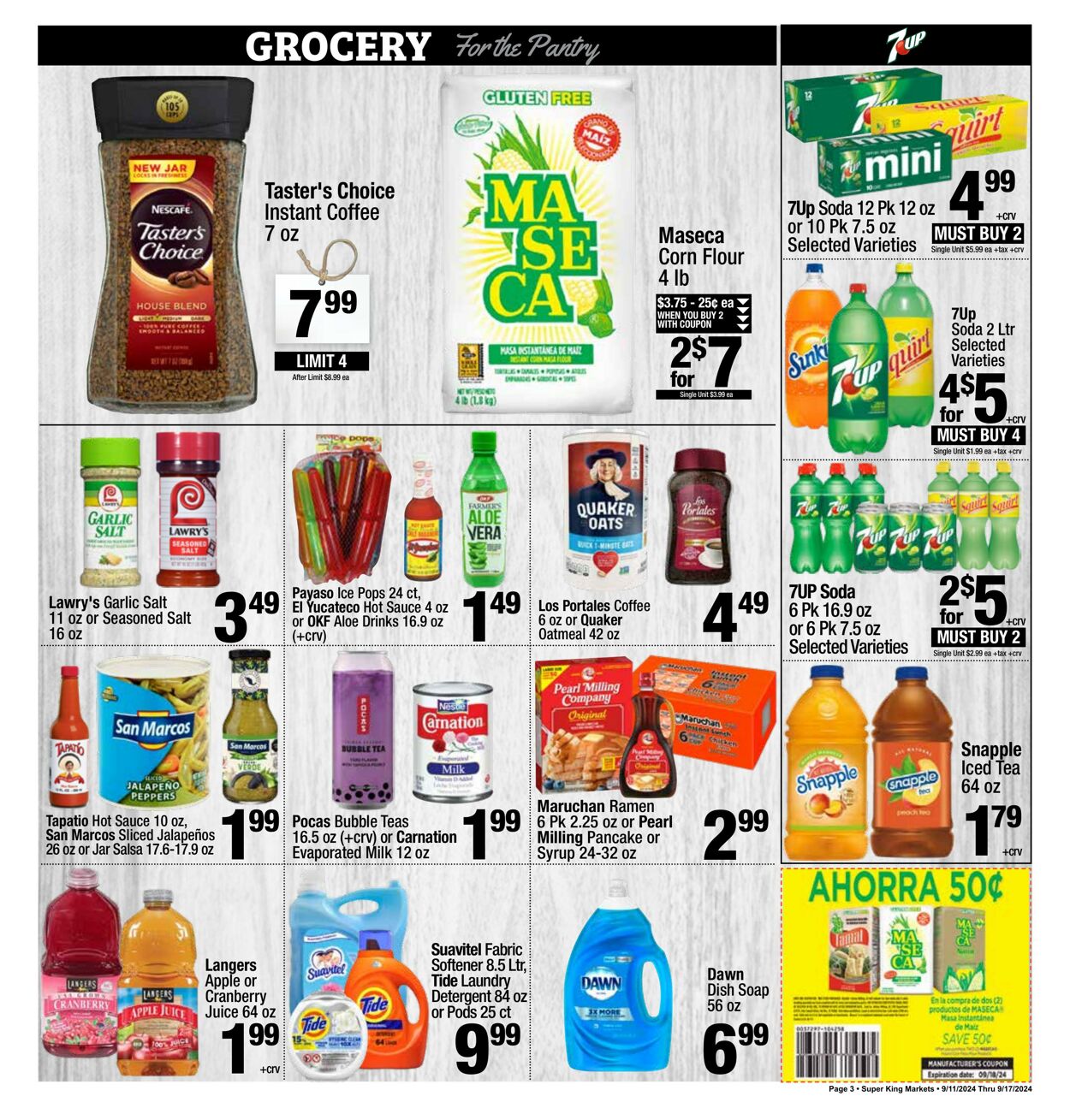 Catalogue Super King Market from 09/11/2024