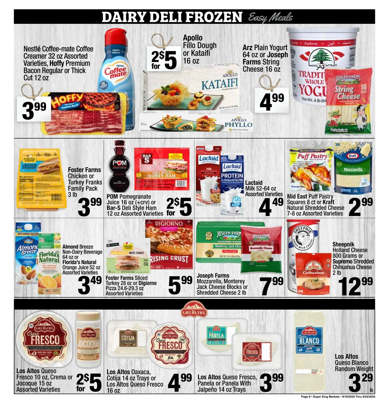 Catalogue Super King Market from 09/18/2024