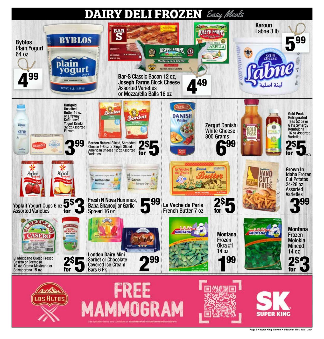 Catalogue Super King Market from 09/25/2024