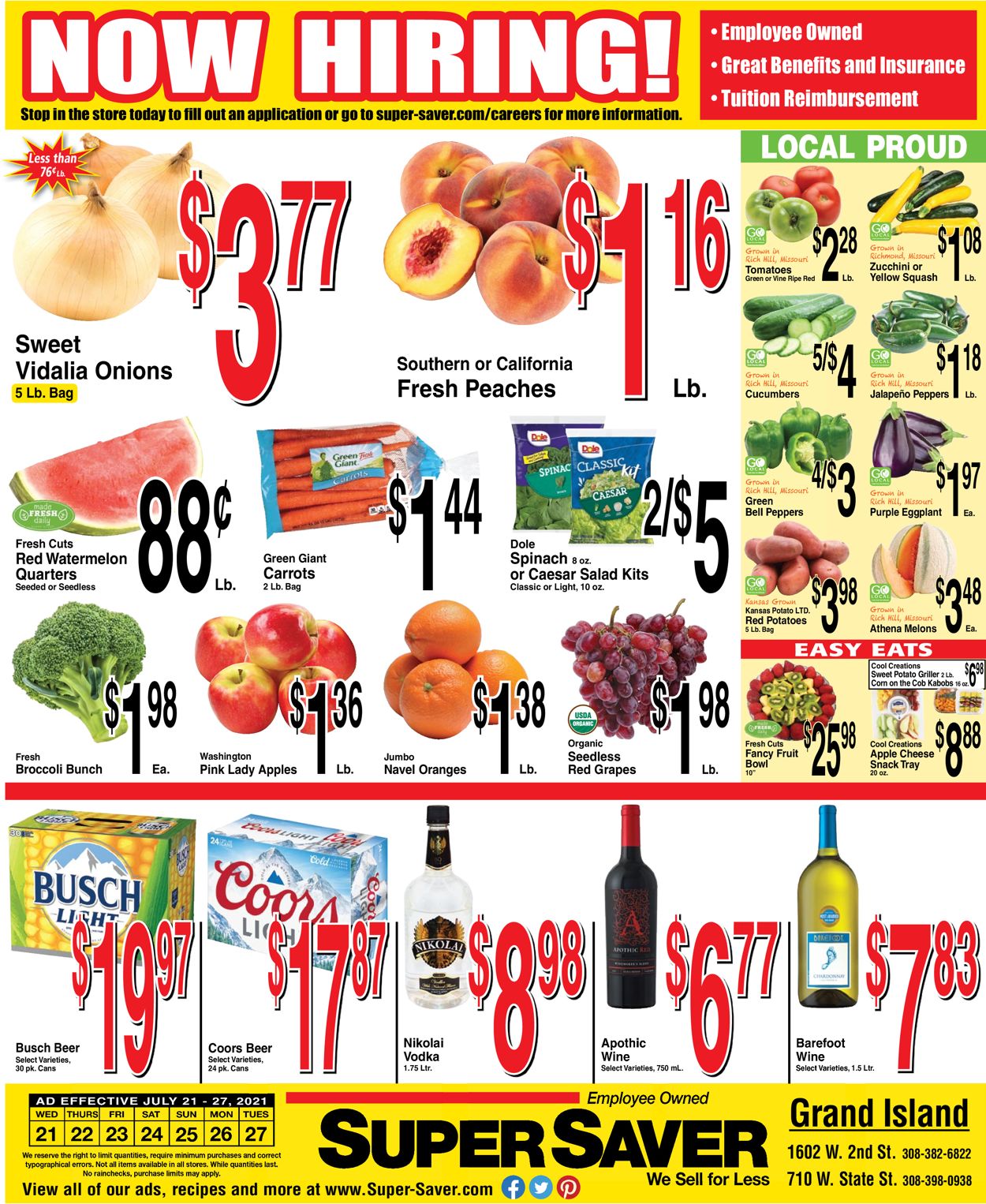 Catalogue Super Saver from 07/21/2021