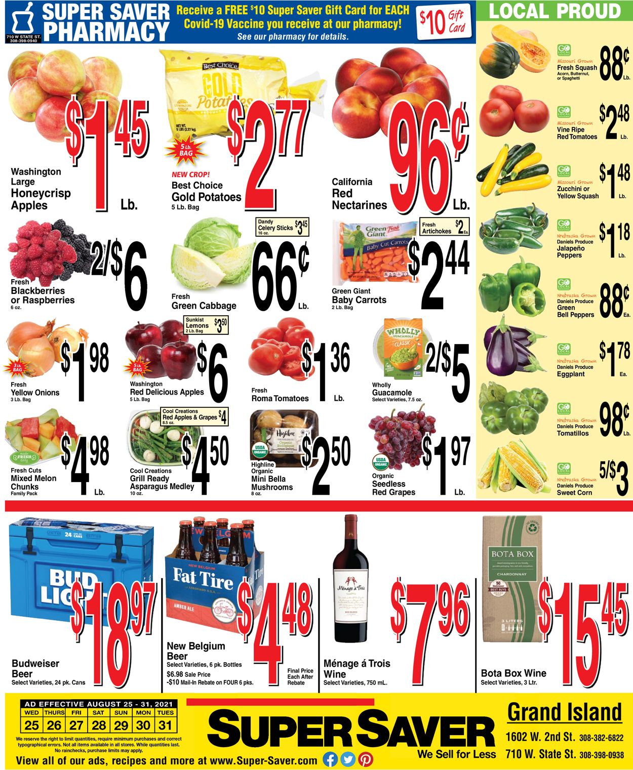 Catalogue Super Saver from 08/25/2021