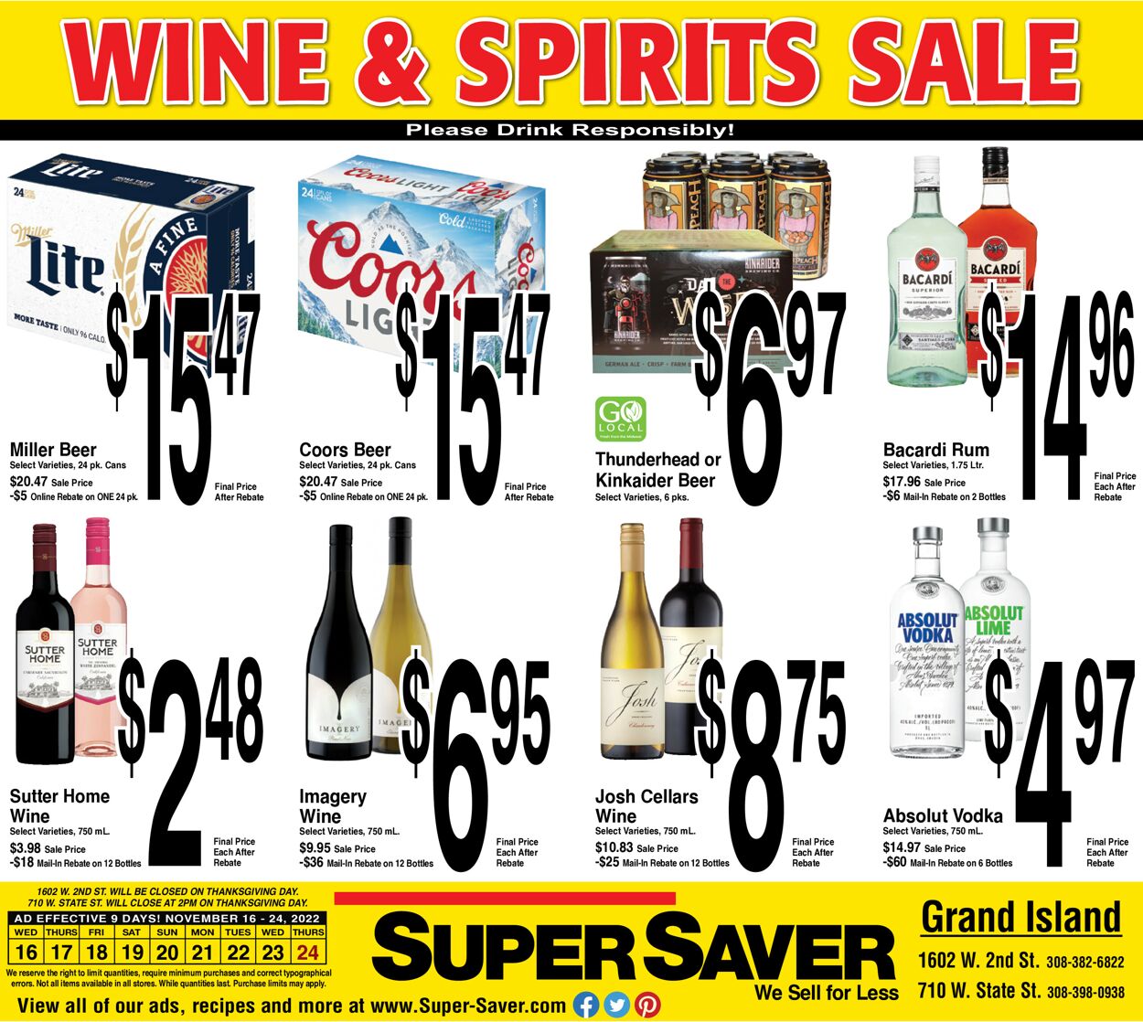 Catalogue Super Saver from 11/16/2022
