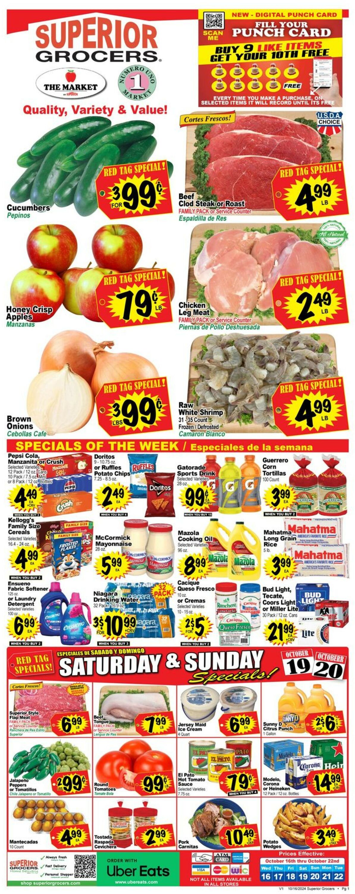 Catalogue Superior Grocers from 10/16/2024