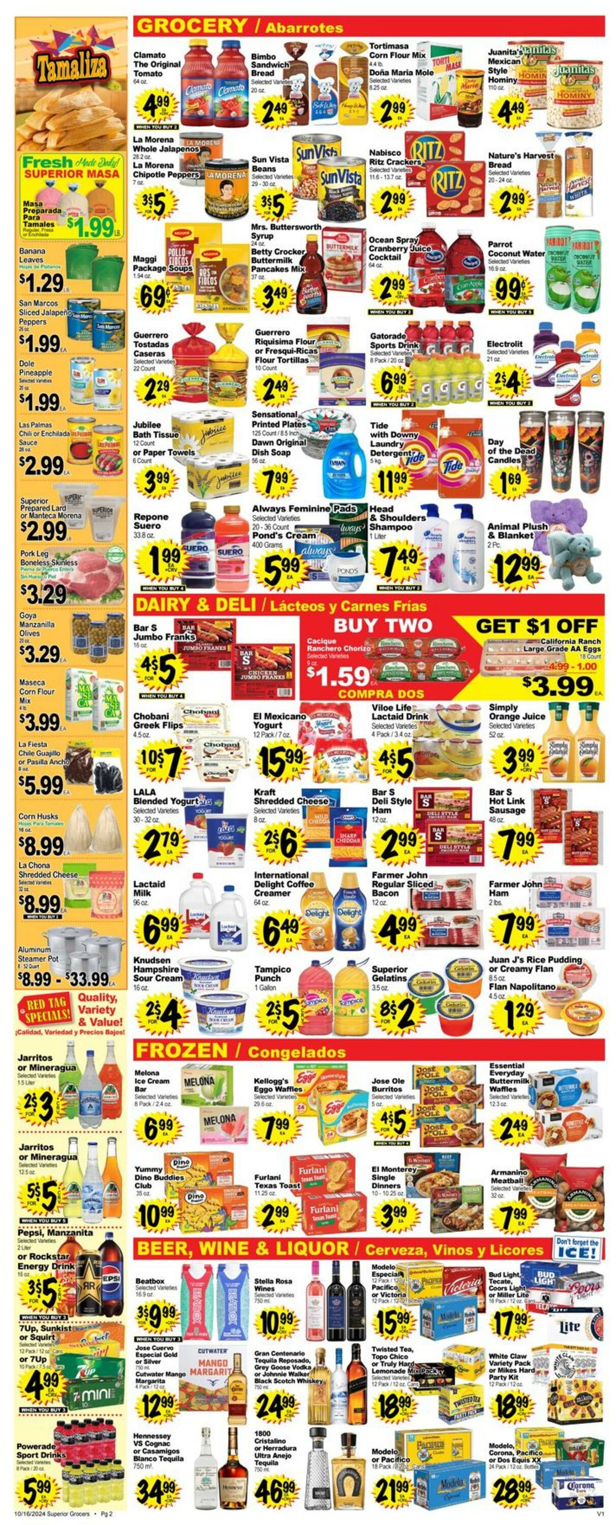 Catalogue Superior Grocers from 10/16/2024