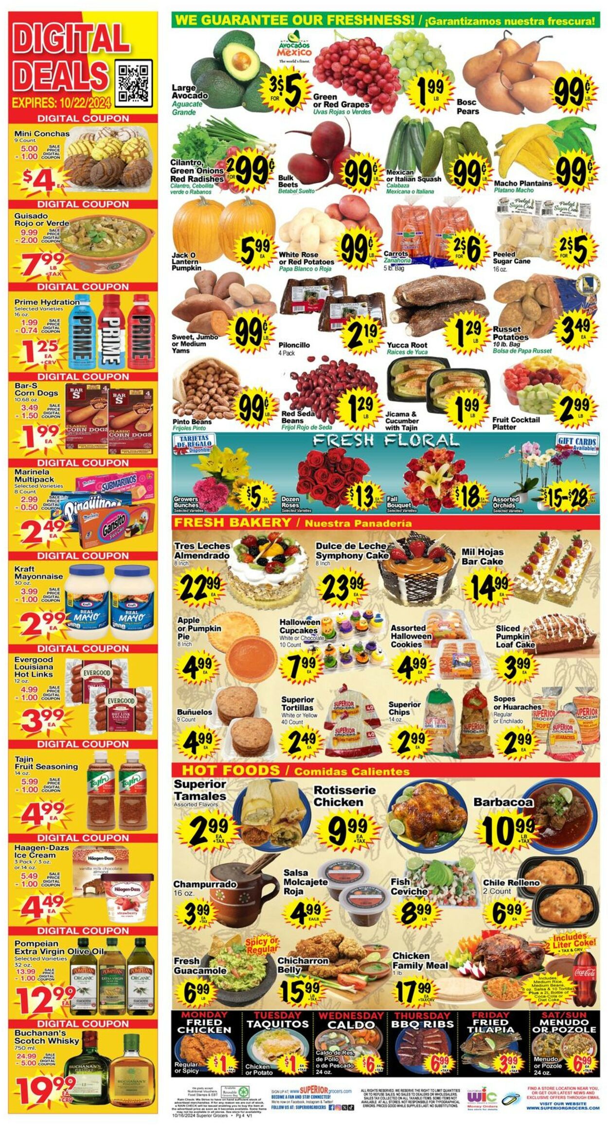 Catalogue Superior Grocers from 10/16/2024