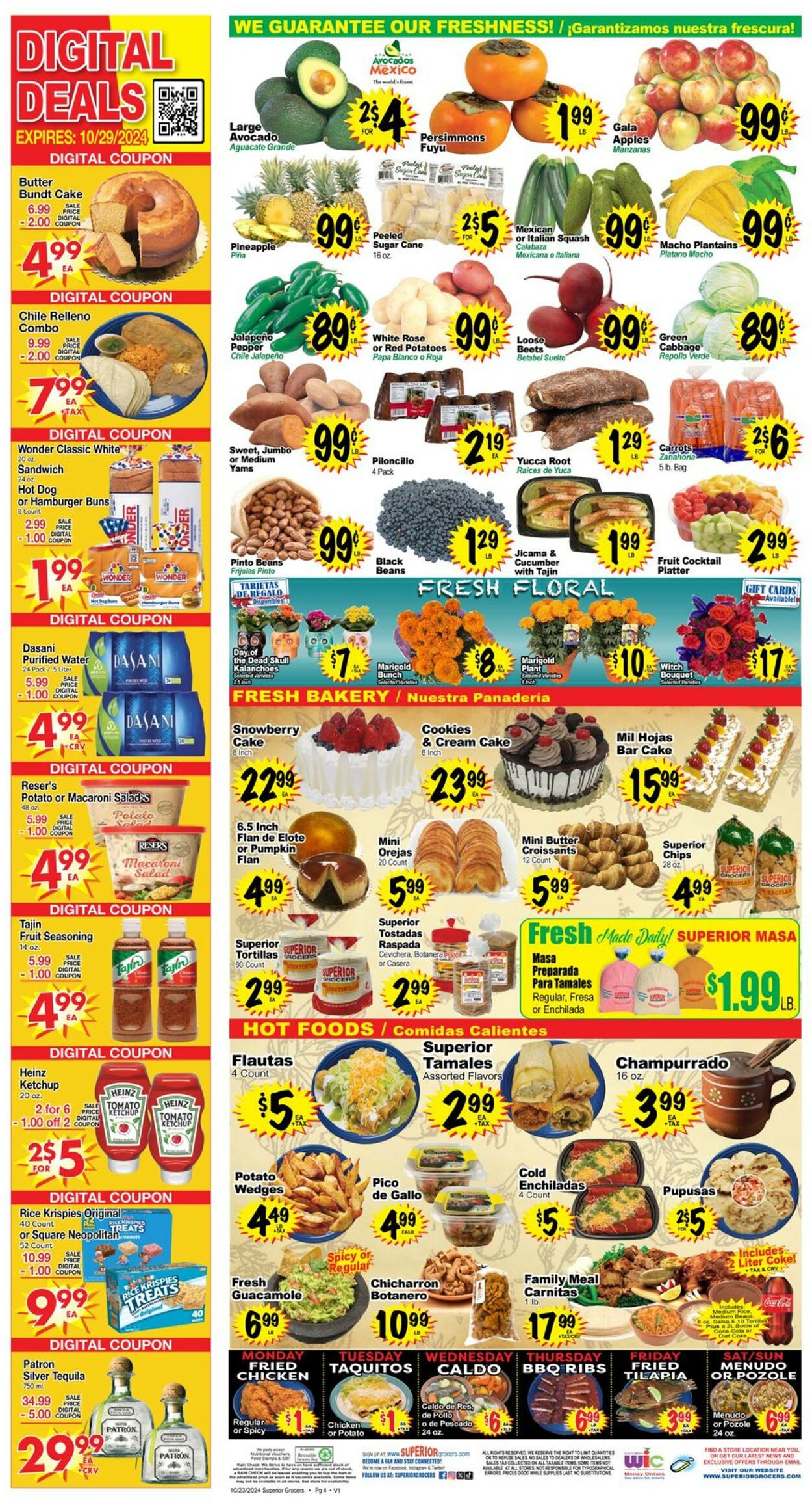 Catalogue Superior Grocers from 10/23/2024