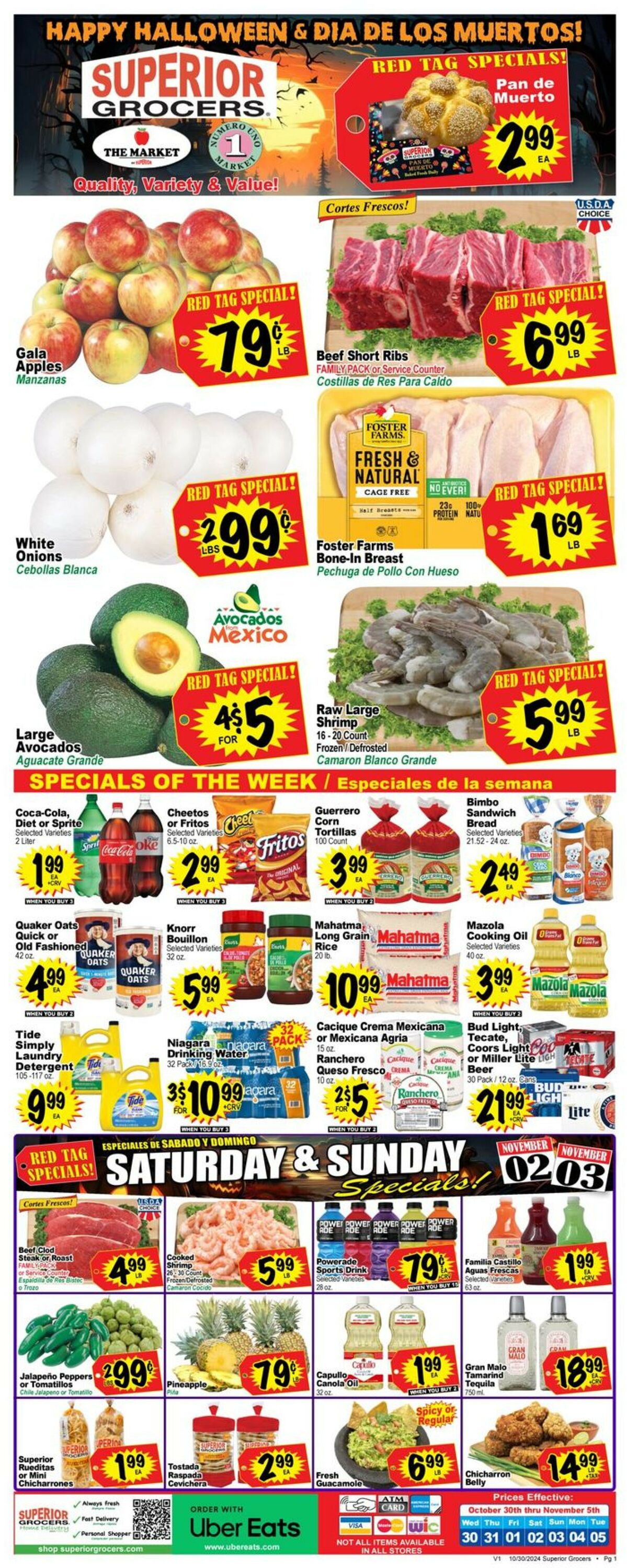 Catalogue Superior Grocers from 10/30/2024