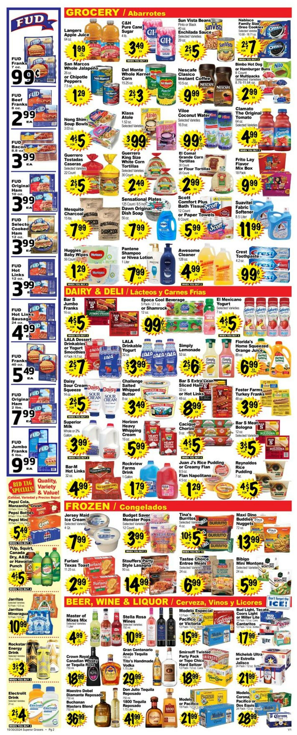 Catalogue Superior Grocers from 10/30/2024