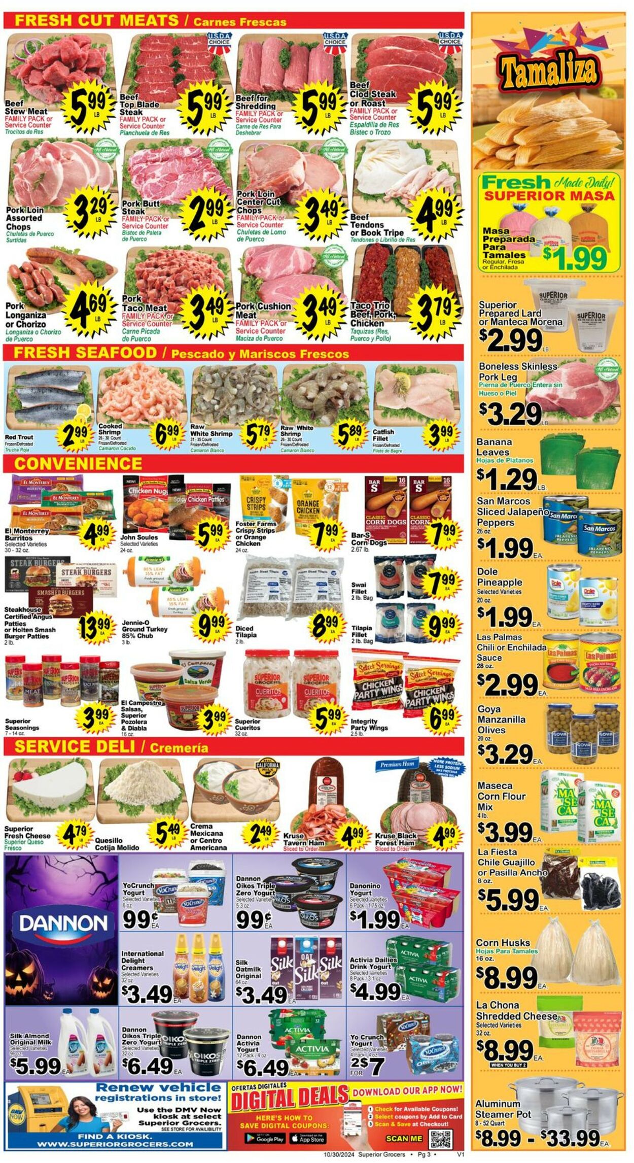 Catalogue Superior Grocers from 10/30/2024