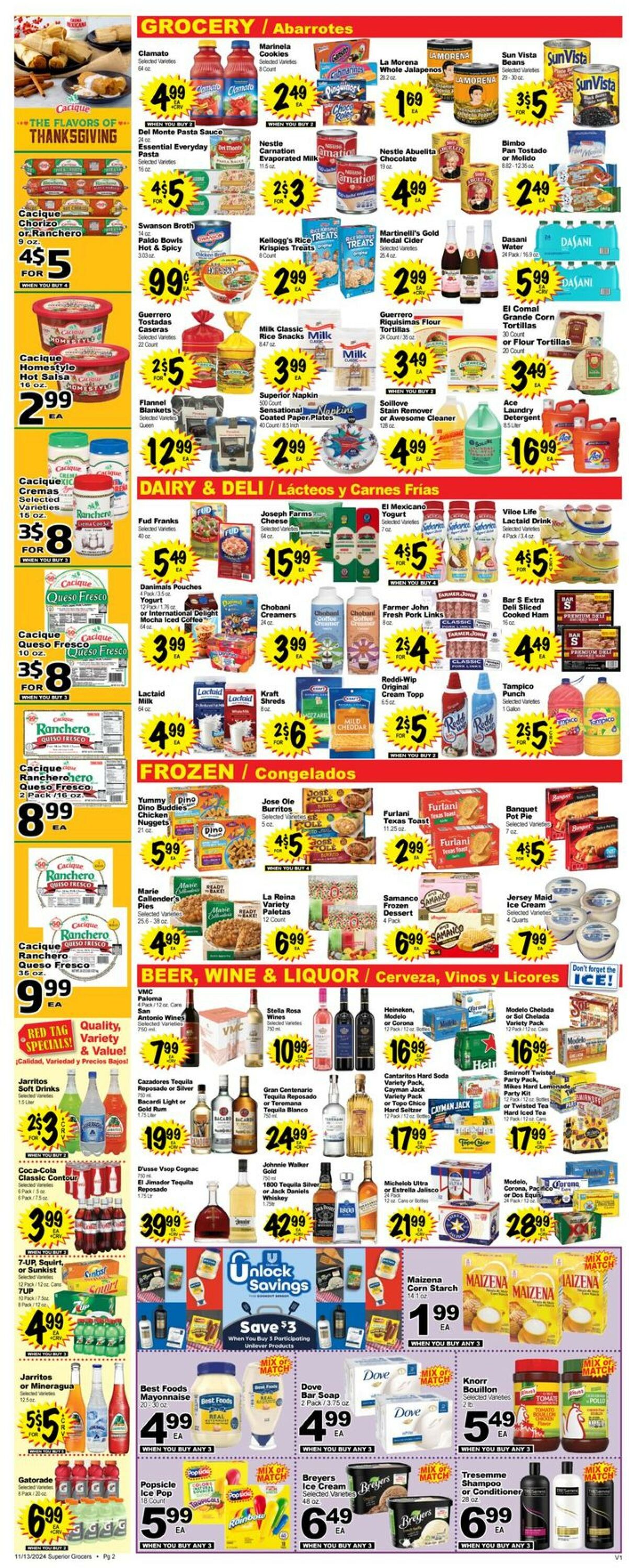 Catalogue Superior Grocers from 11/13/2024