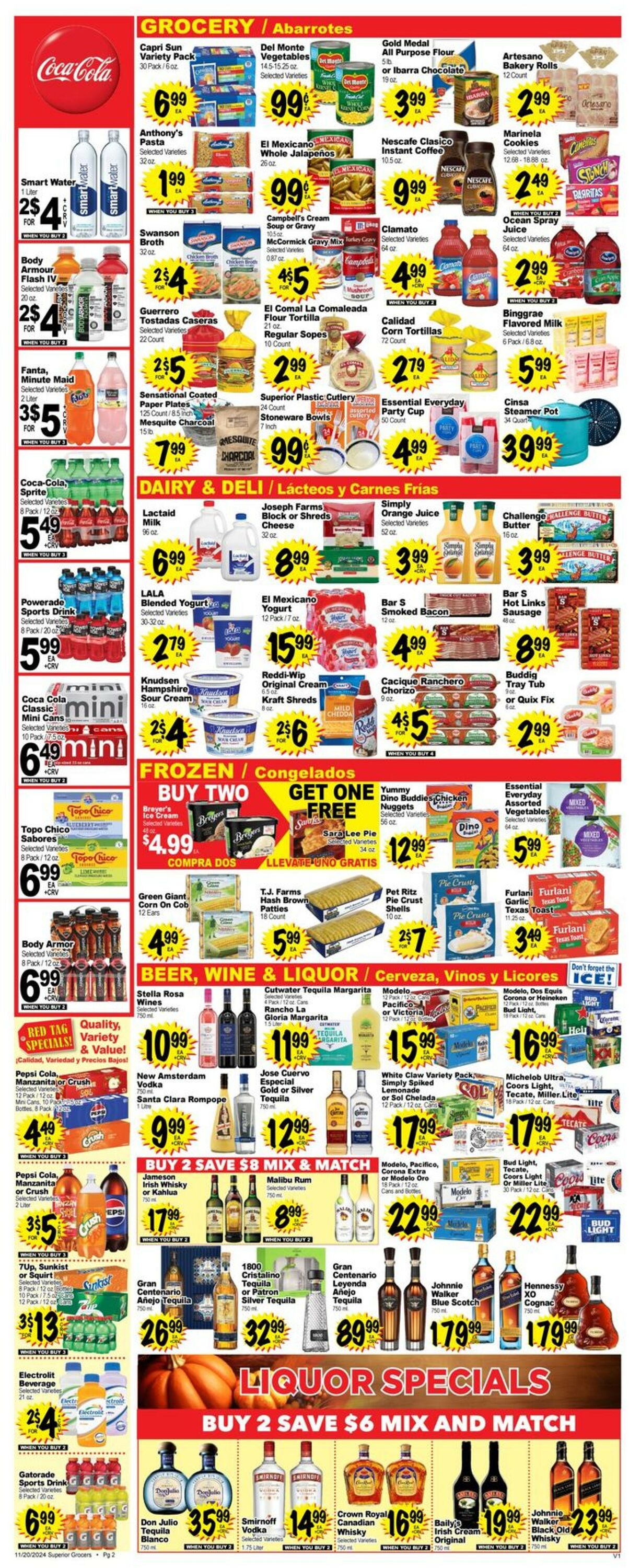 Catalogue Superior Grocers from 11/20/2024