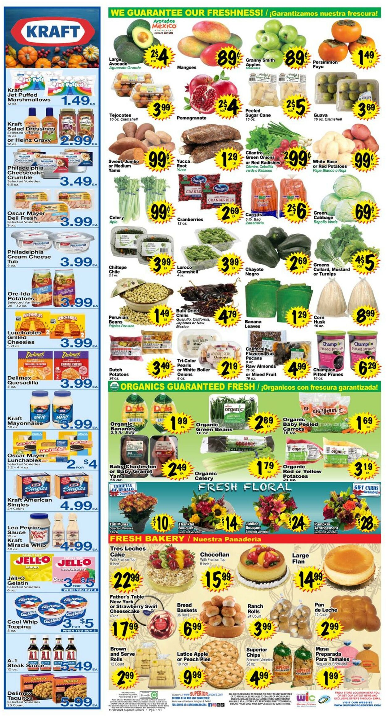 Catalogue Superior Grocers from 11/20/2024