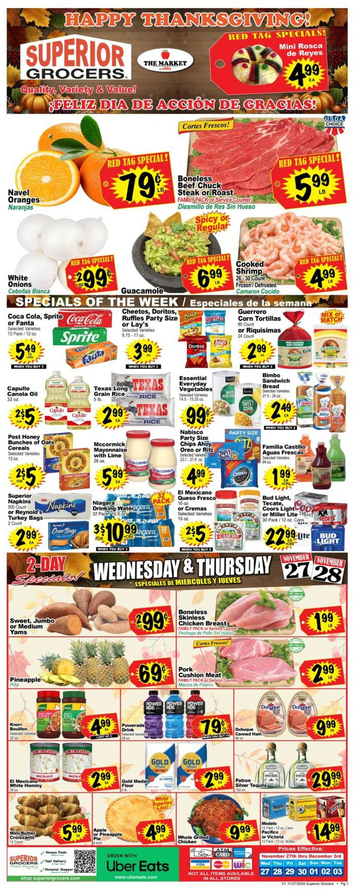 Catalogue Superior Grocers from 11/27/2024