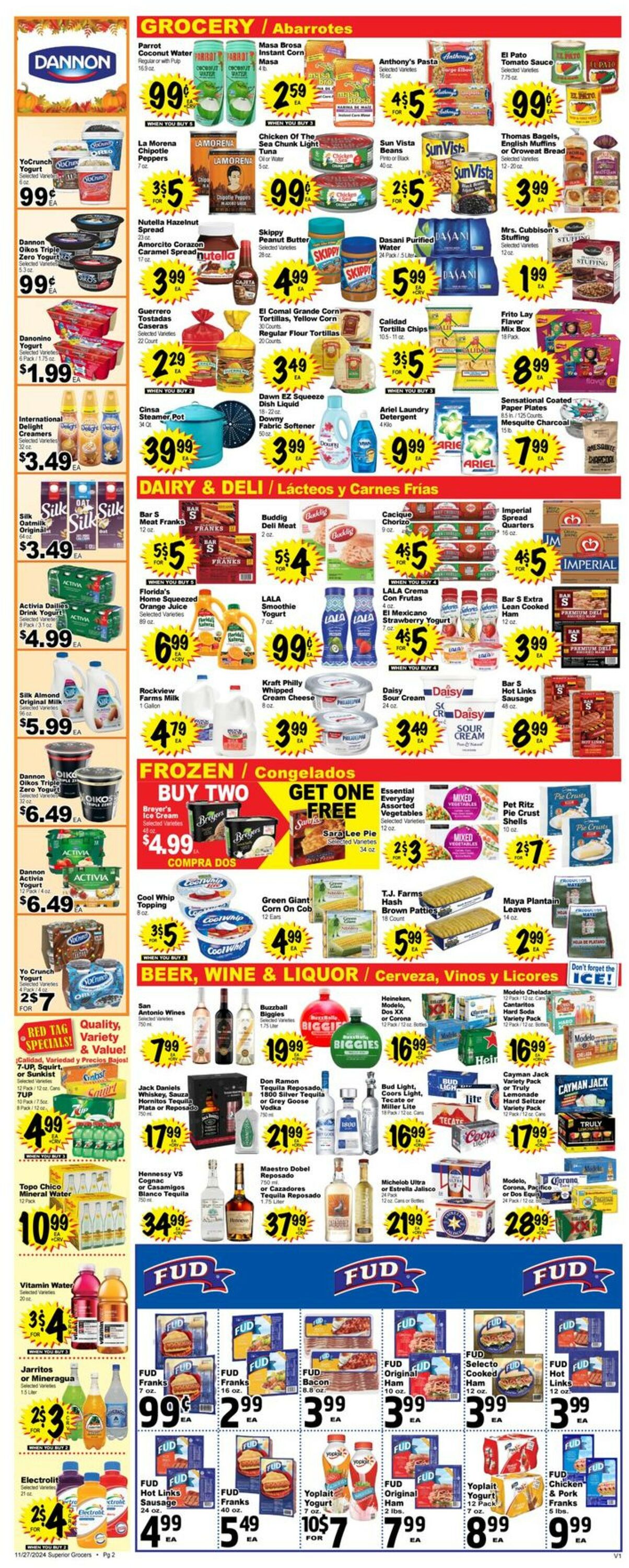 Catalogue Superior Grocers from 11/27/2024