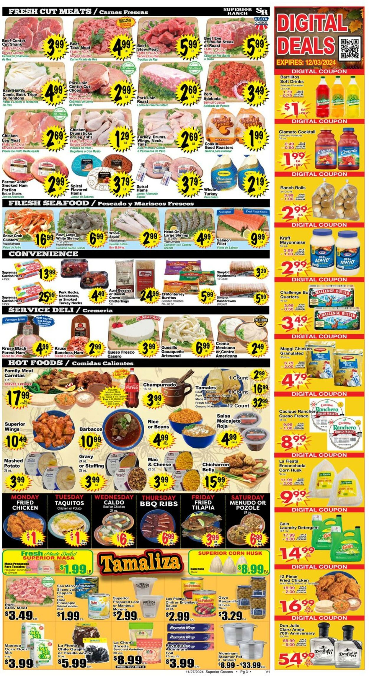 Catalogue Superior Grocers from 11/27/2024