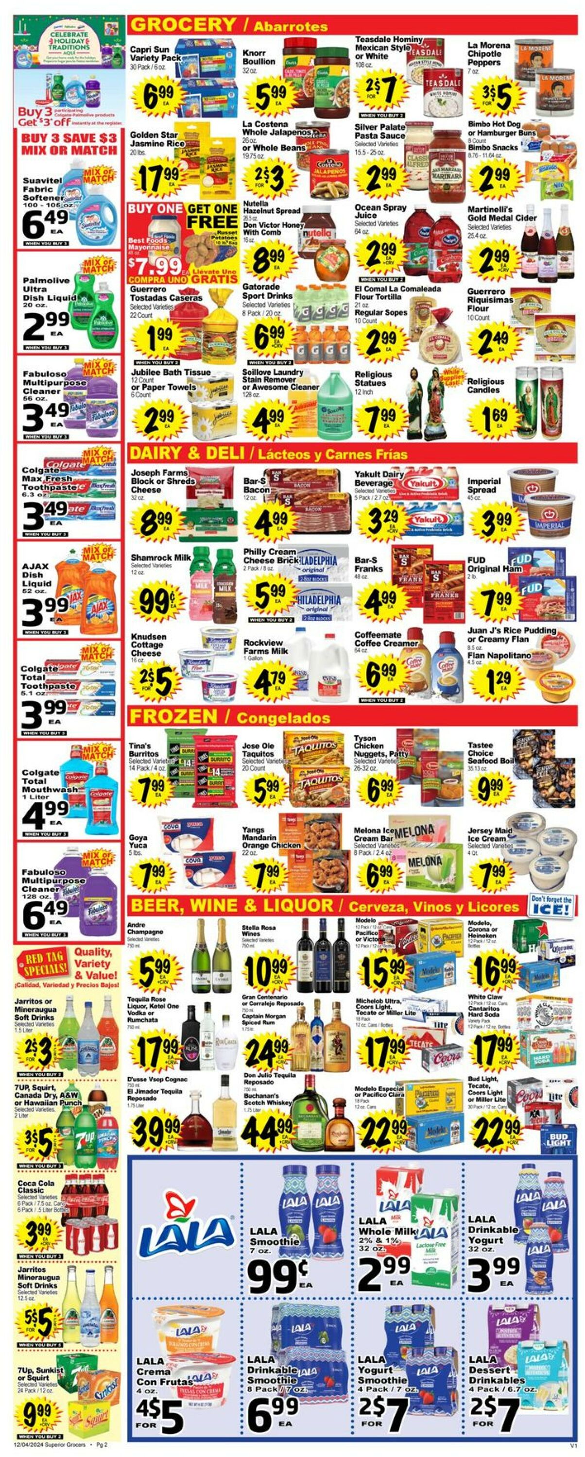 Catalogue Superior Grocers from 12/04/2024