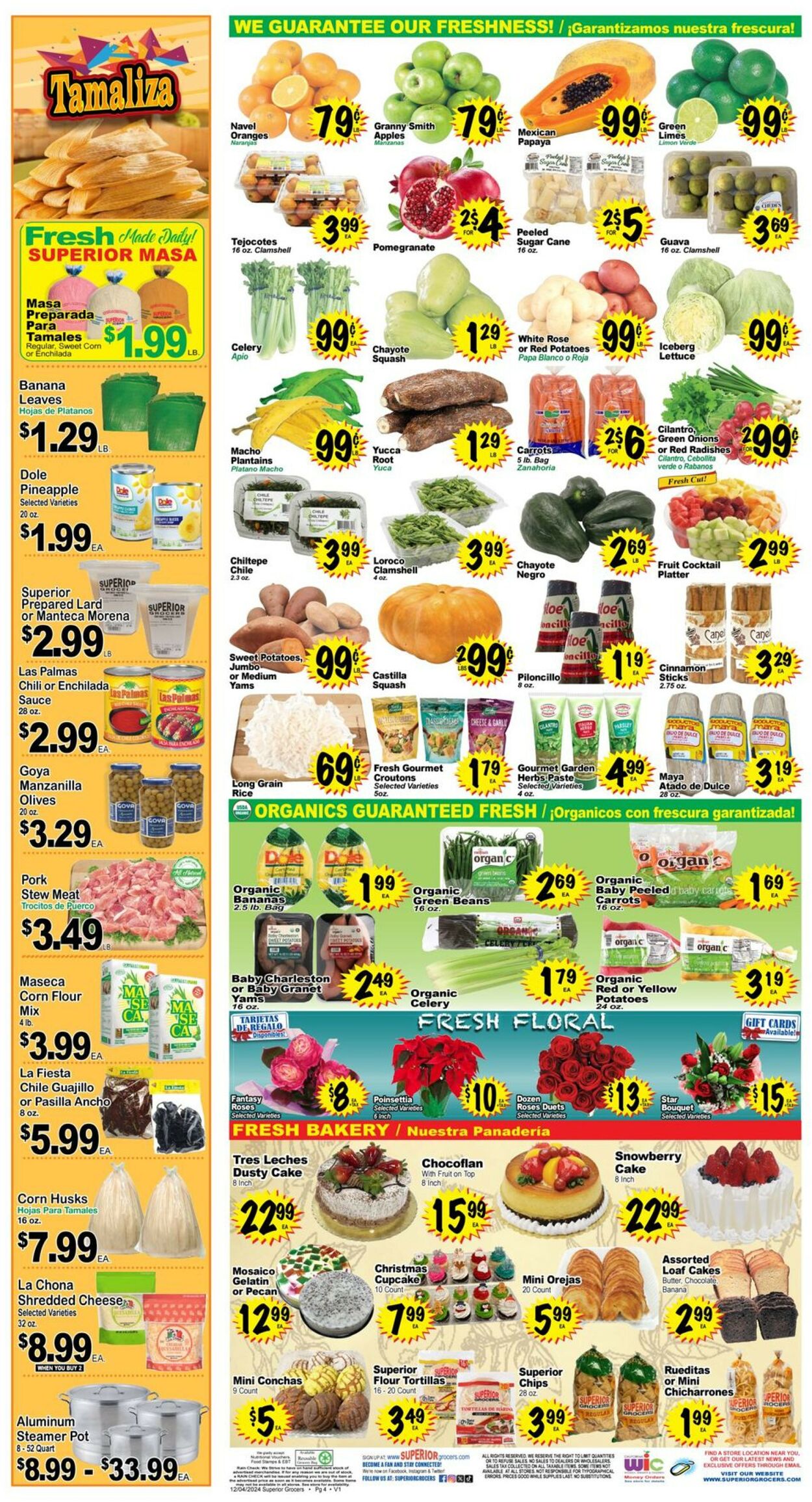 Catalogue Superior Grocers from 12/04/2024