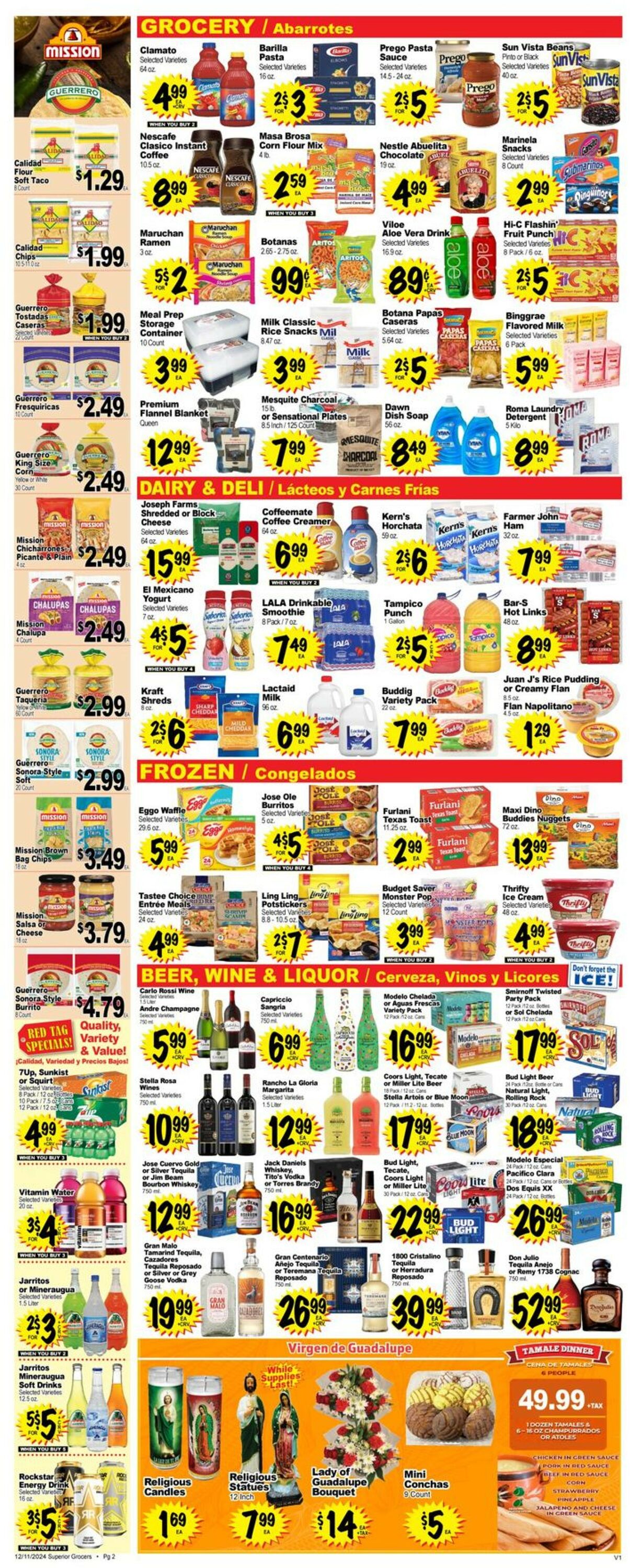 Catalogue Superior Grocers from 12/11/2024