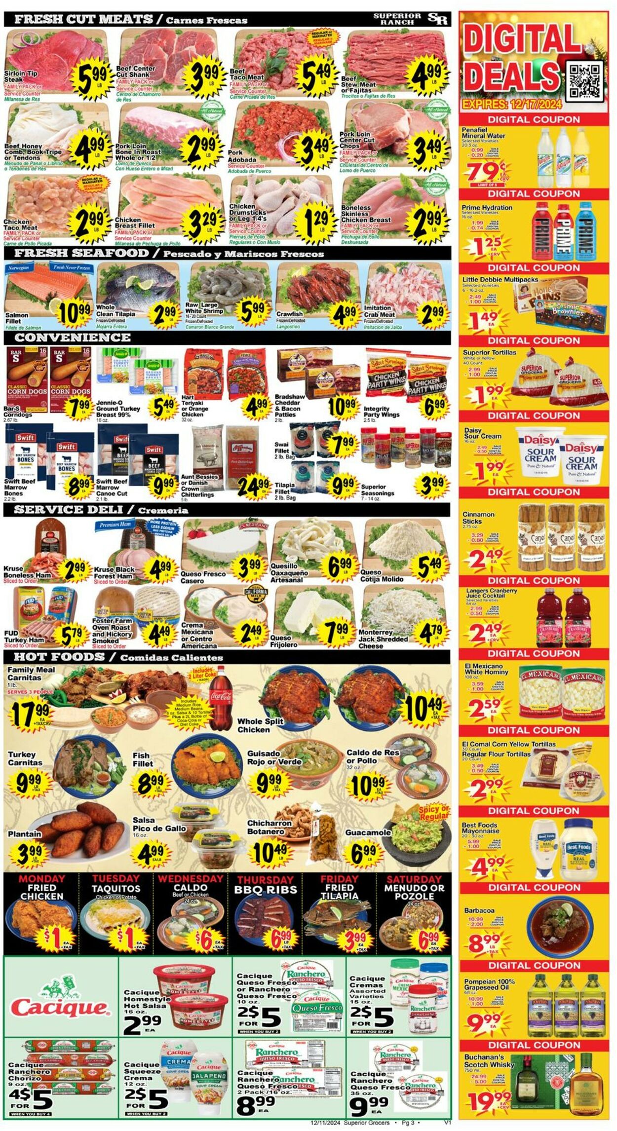 Catalogue Superior Grocers from 12/11/2024