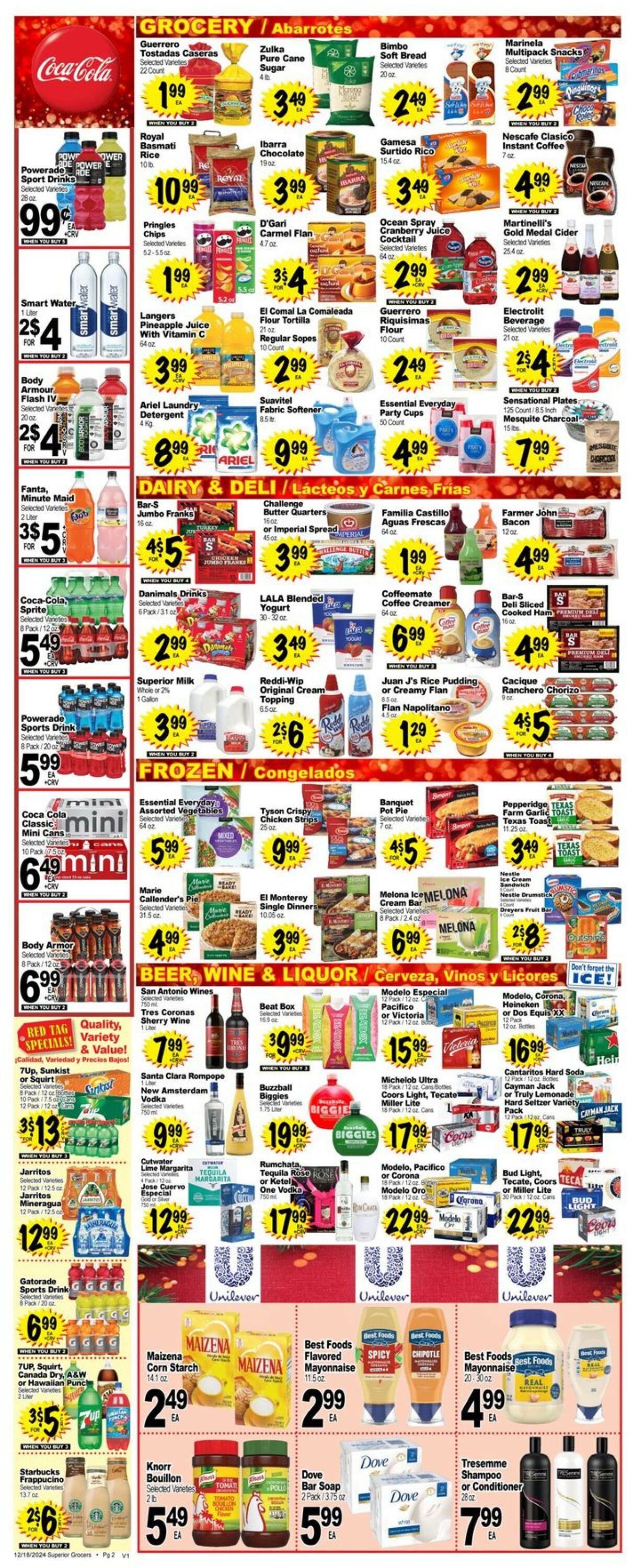 Catalogue Superior Grocers from 12/18/2024