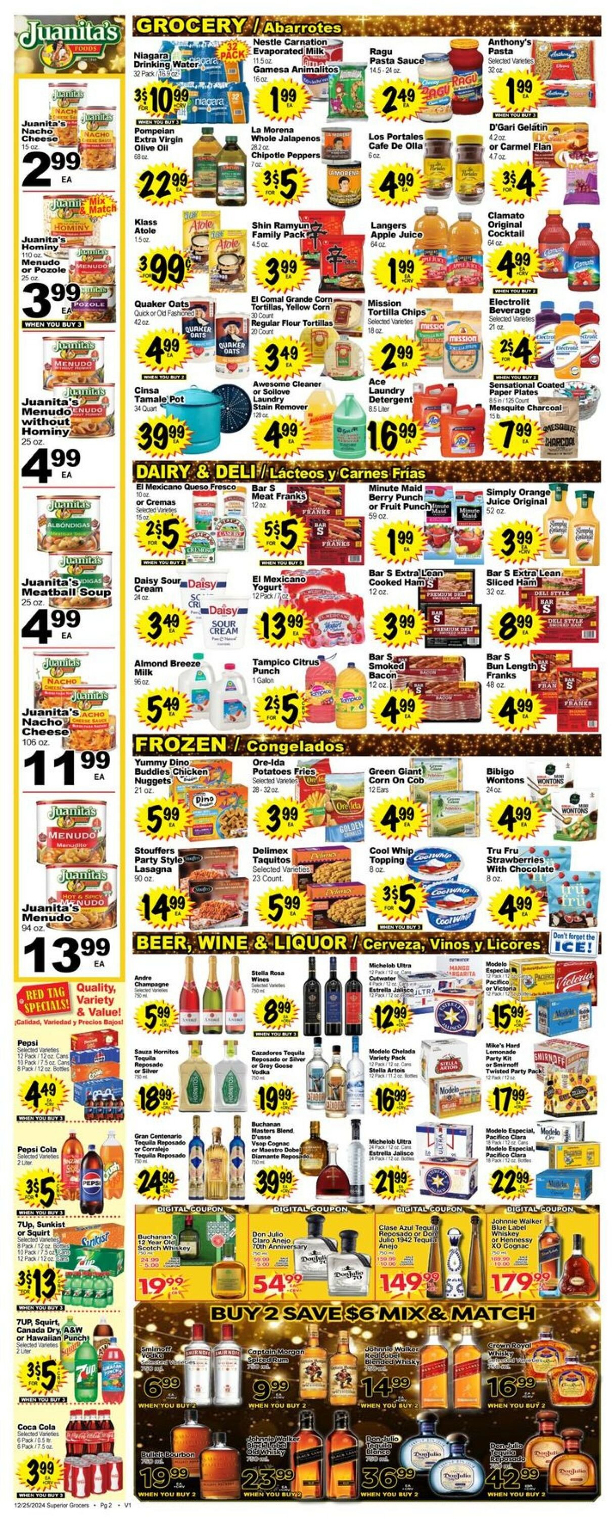 Catalogue Superior Grocers from 12/25/2024