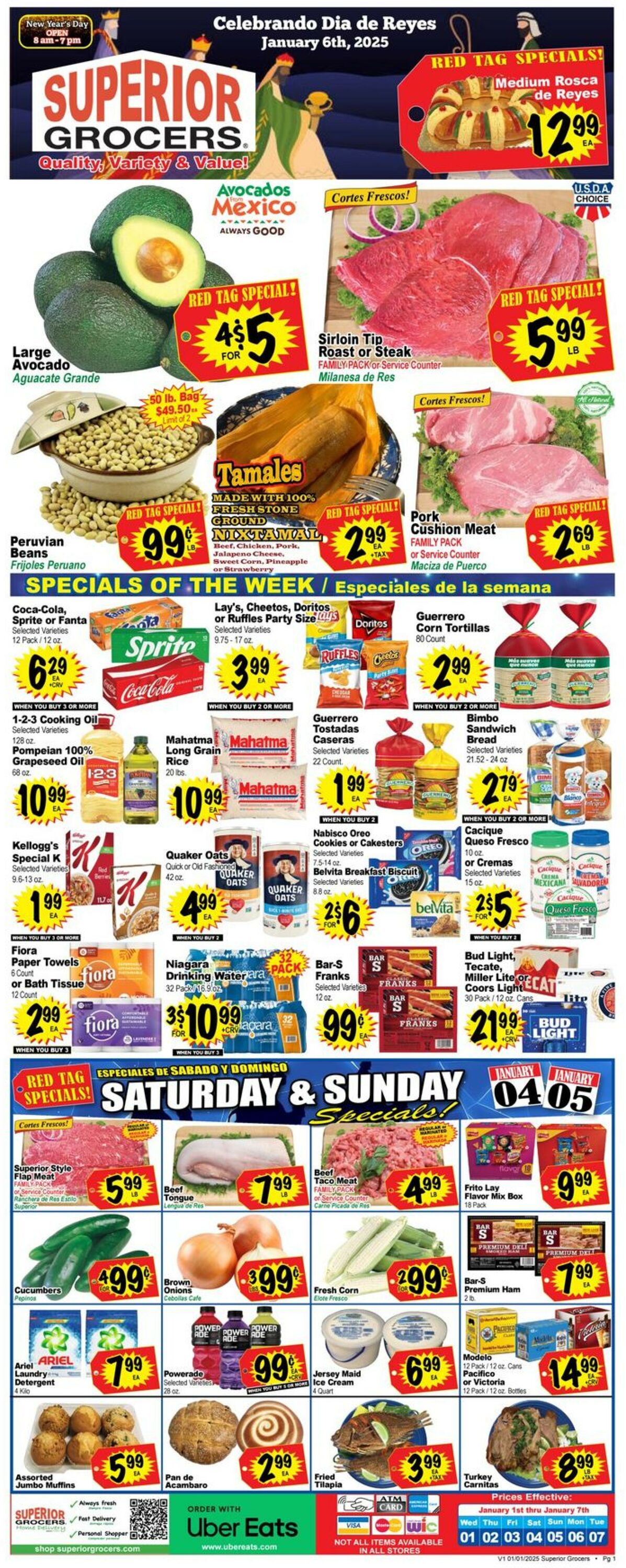 Catalogue Superior Grocers from 01/01/2025