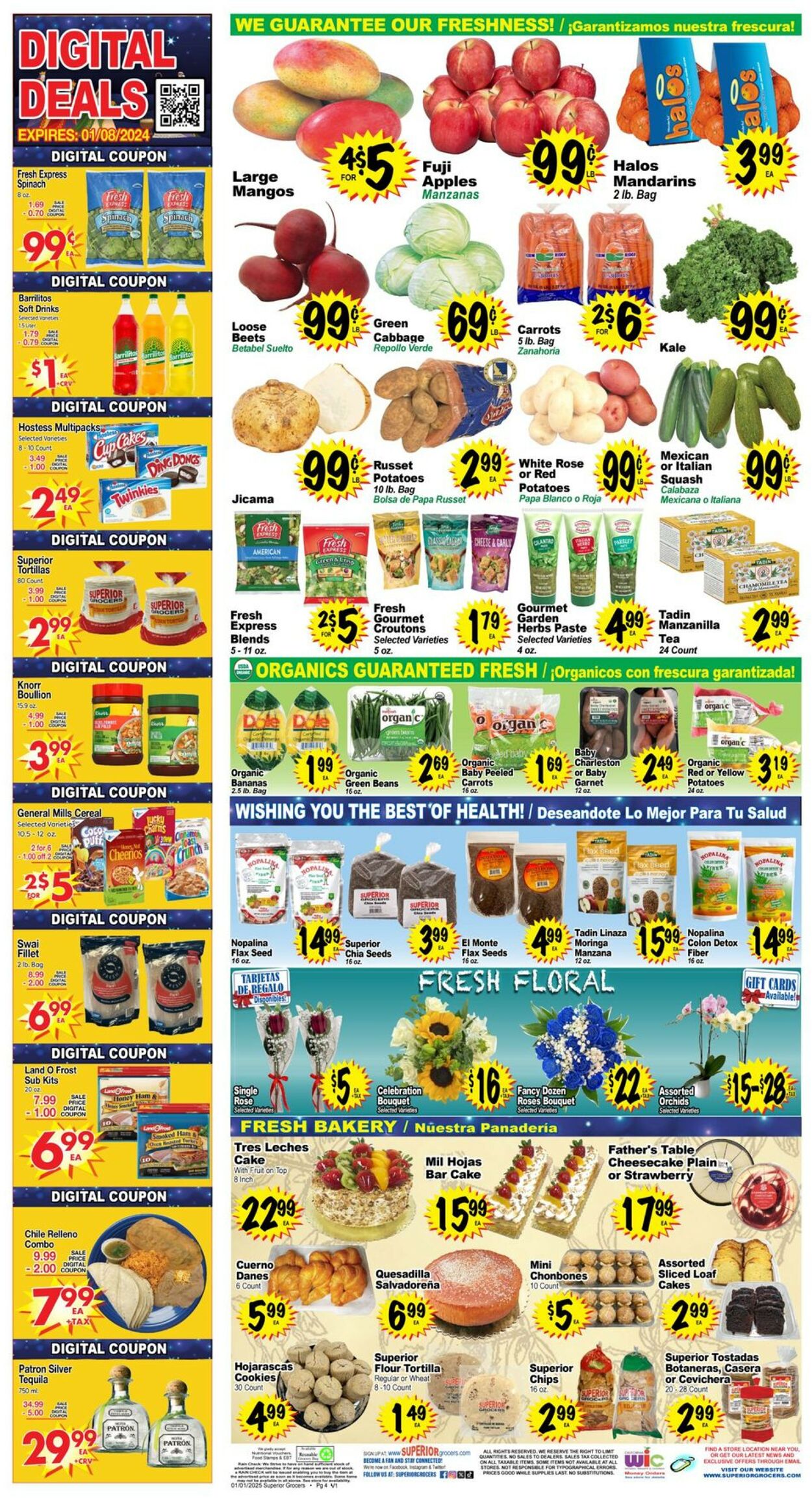 Catalogue Superior Grocers from 01/01/2025