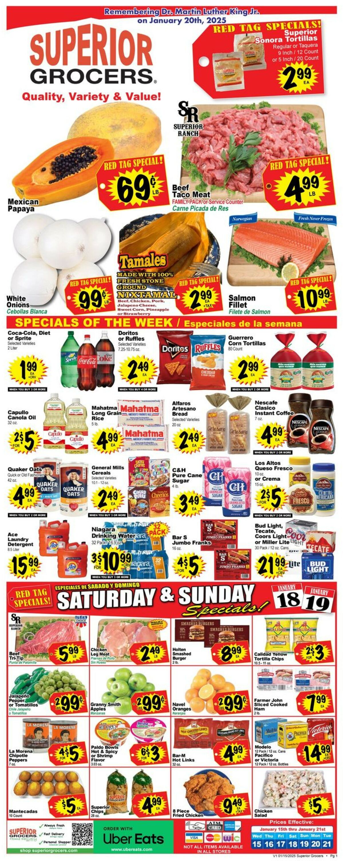 Catalogue Superior Grocers from 01/15/2025