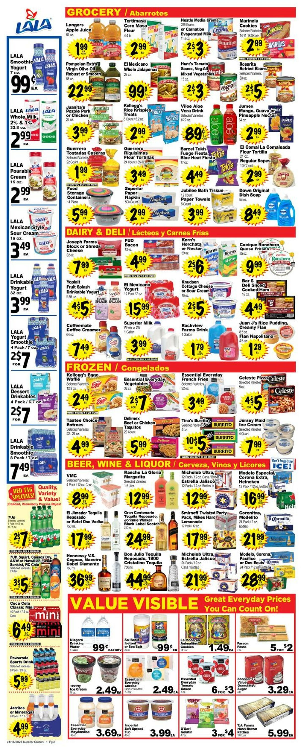 Catalogue Superior Grocers from 01/15/2025