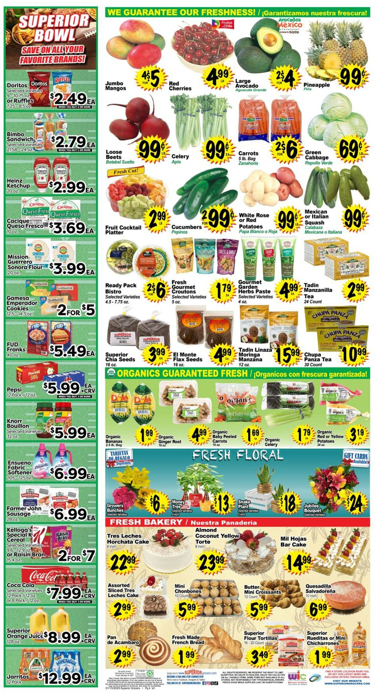 Catalogue Superior Grocers from 01/15/2025