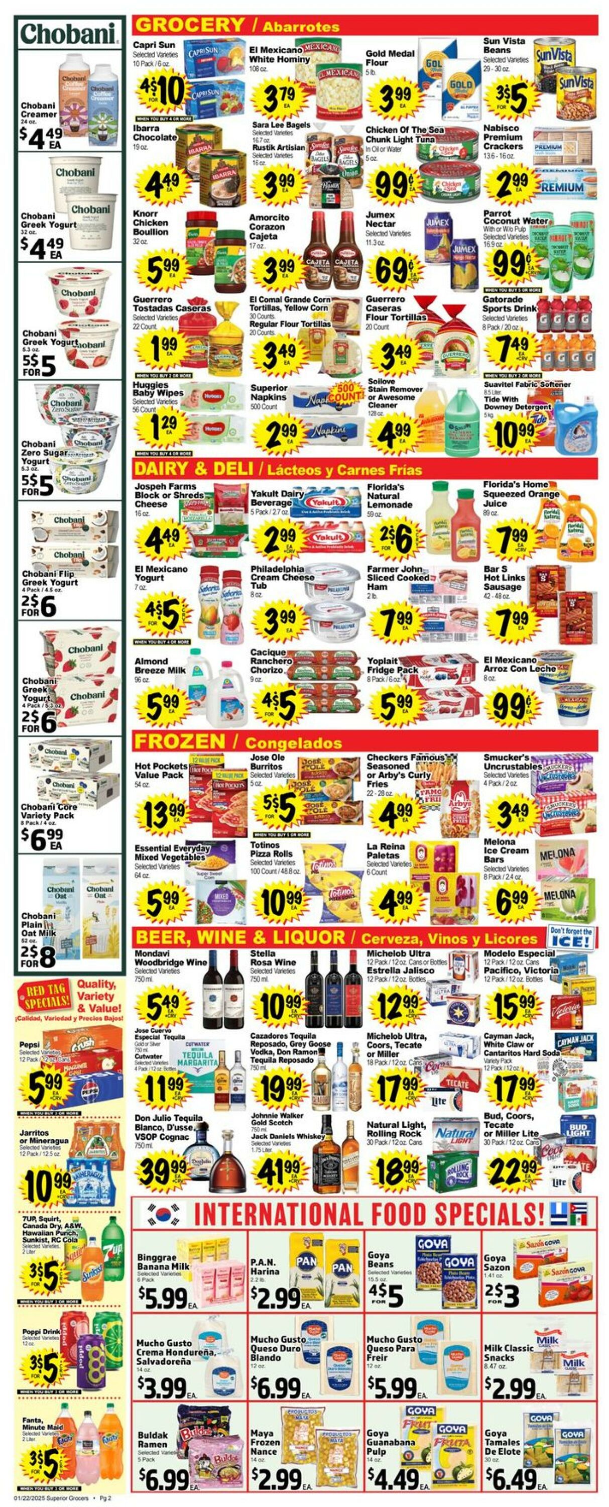 Catalogue Superior Grocers from 01/22/2025