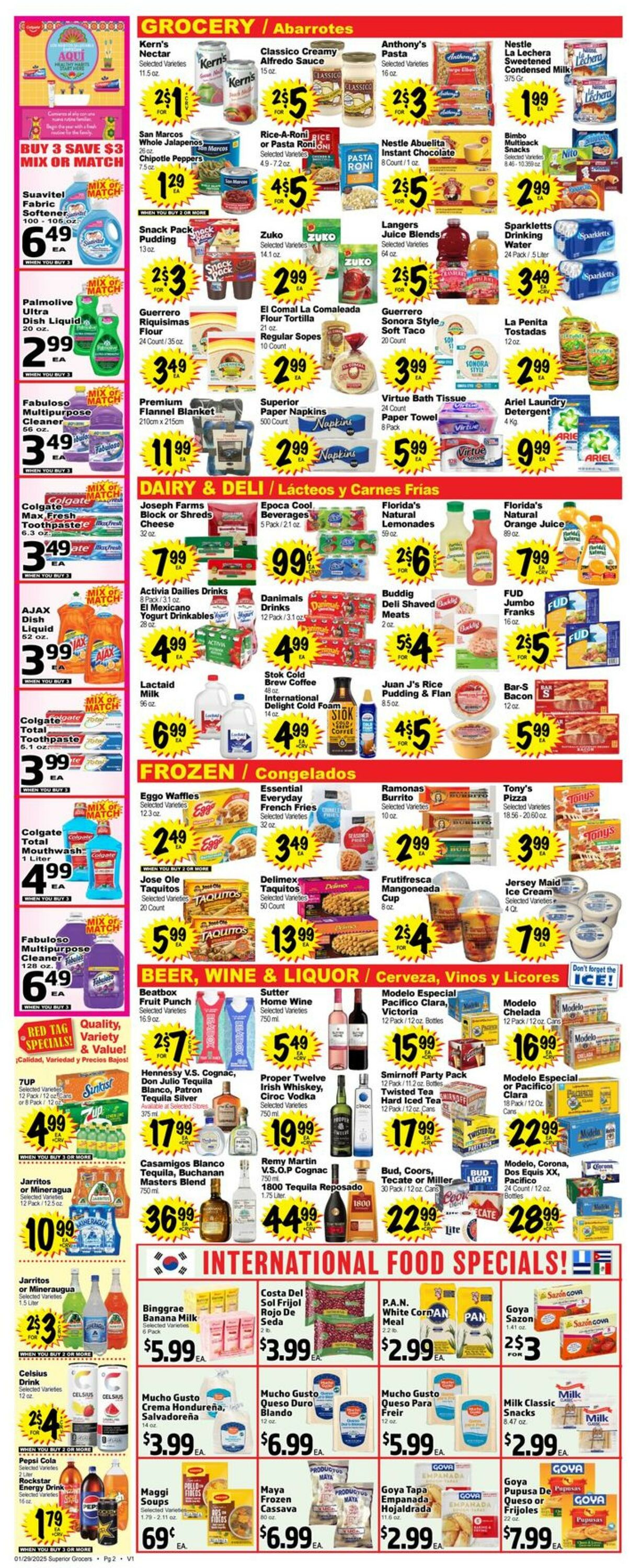 Catalogue Superior Grocers from 01/29/2025