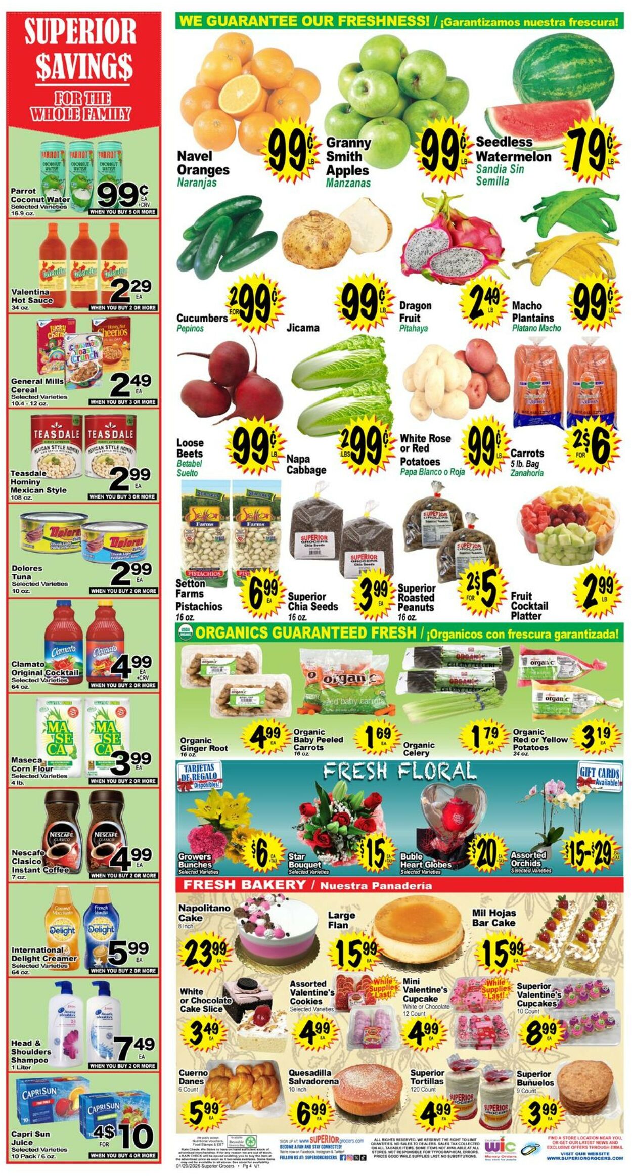 Catalogue Superior Grocers from 01/29/2025