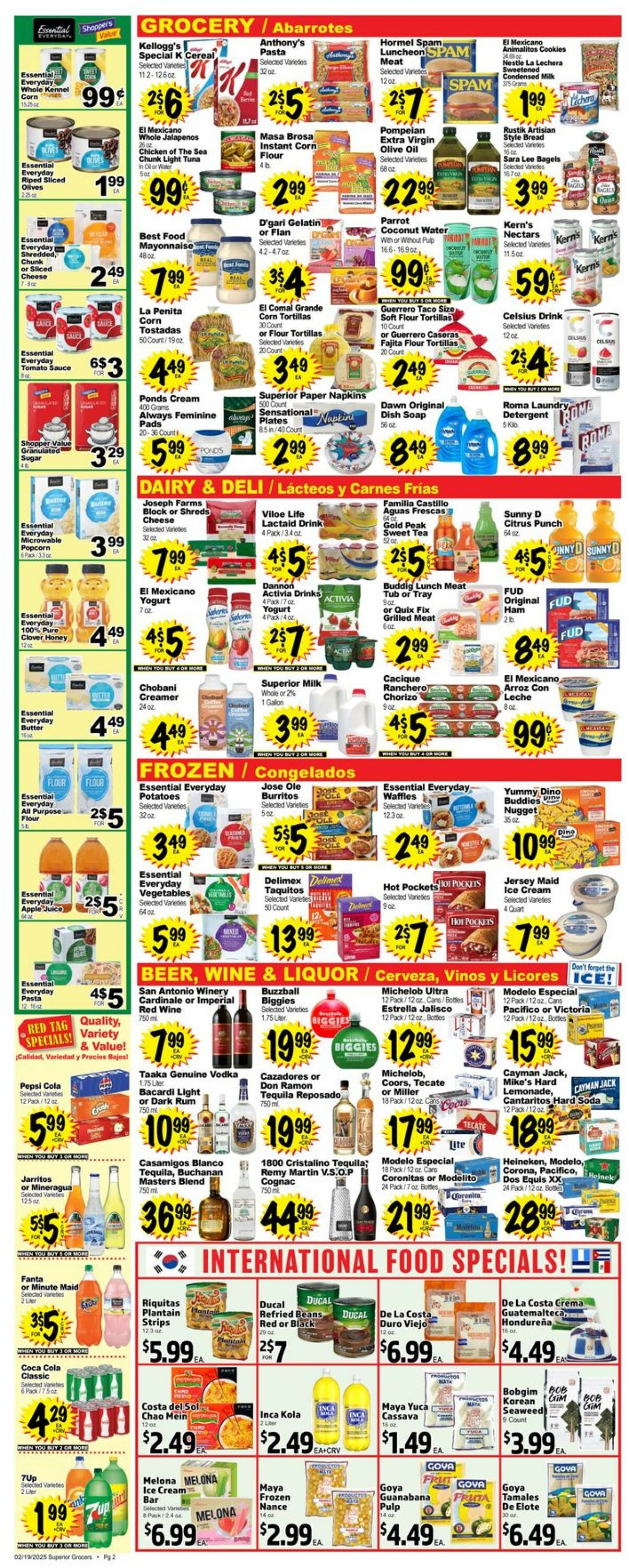 Catalogue Superior Grocers from 02/19/2025