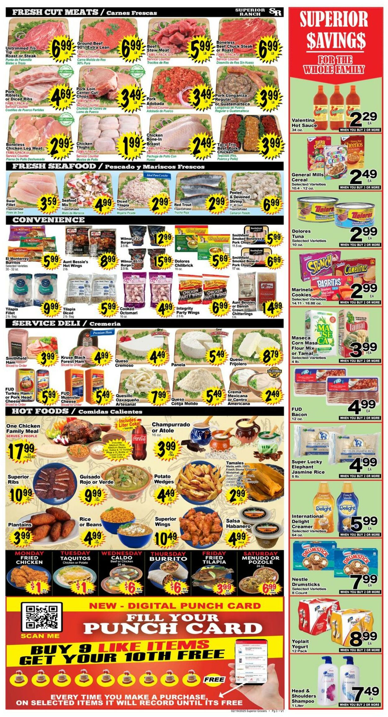 Catalogue Superior Grocers from 02/19/2025