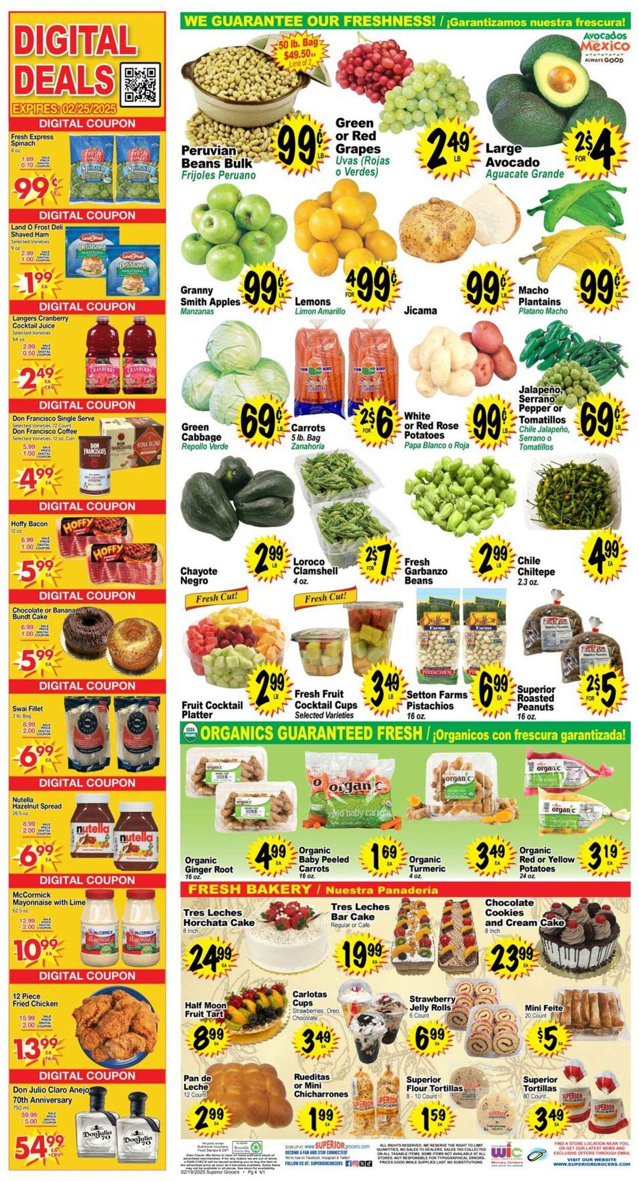 Catalogue Superior Grocers from 02/19/2025