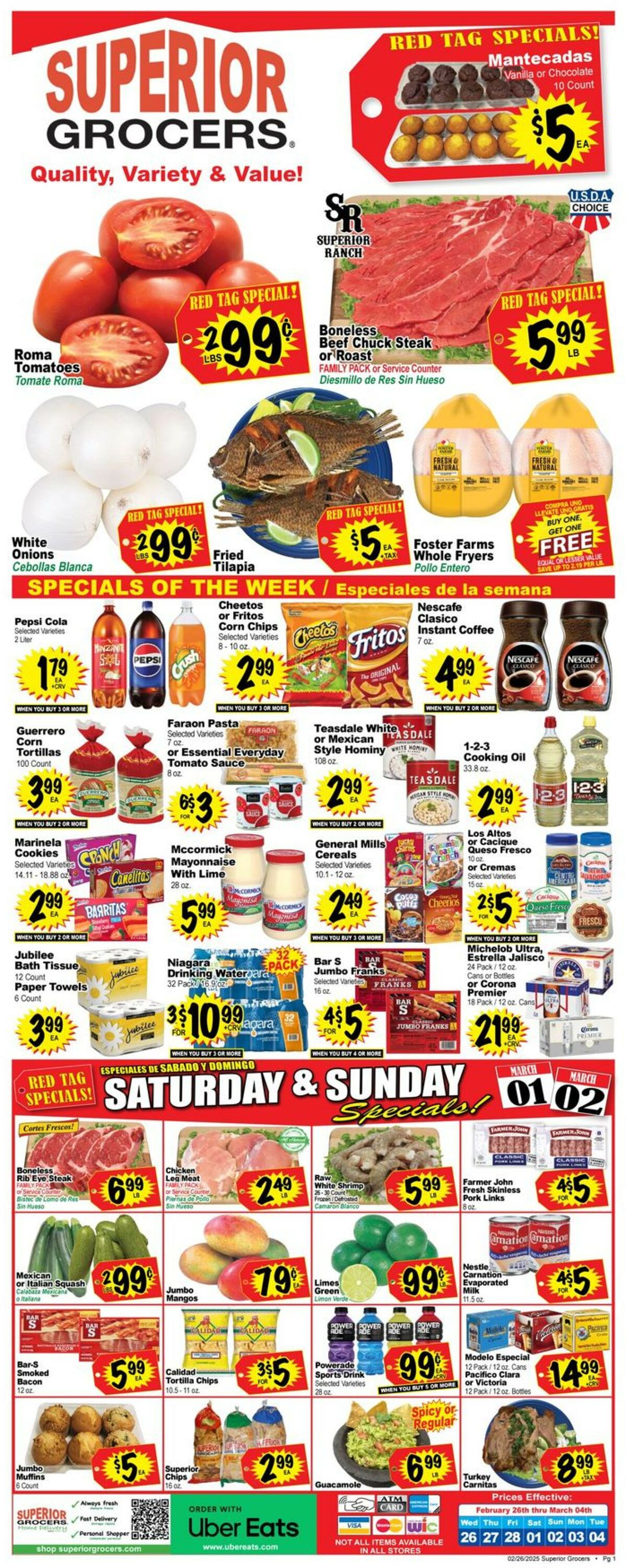 Catalogue Superior Grocers from 02/26/2025