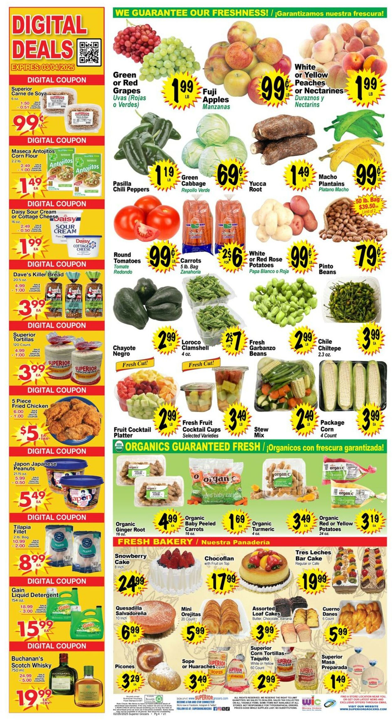 Catalogue Superior Grocers from 02/26/2025