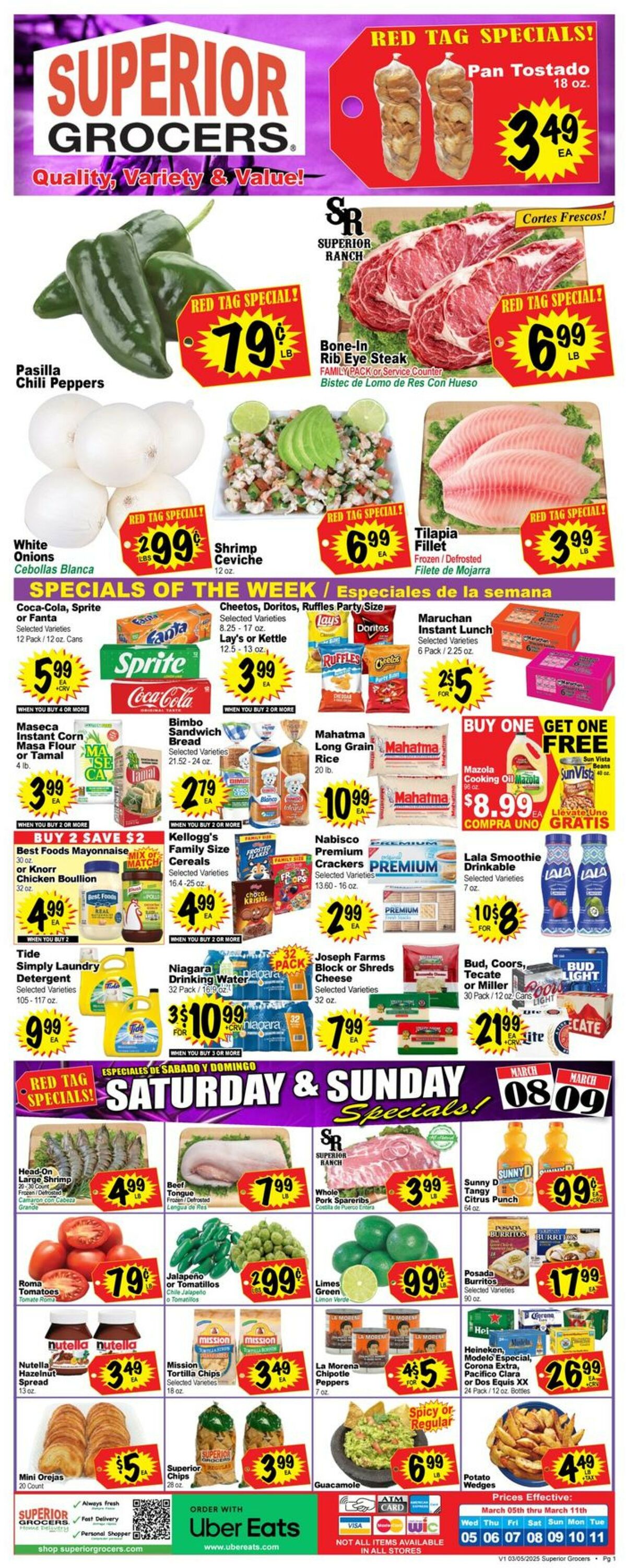 Catalogue Superior Grocers from 03/05/2025