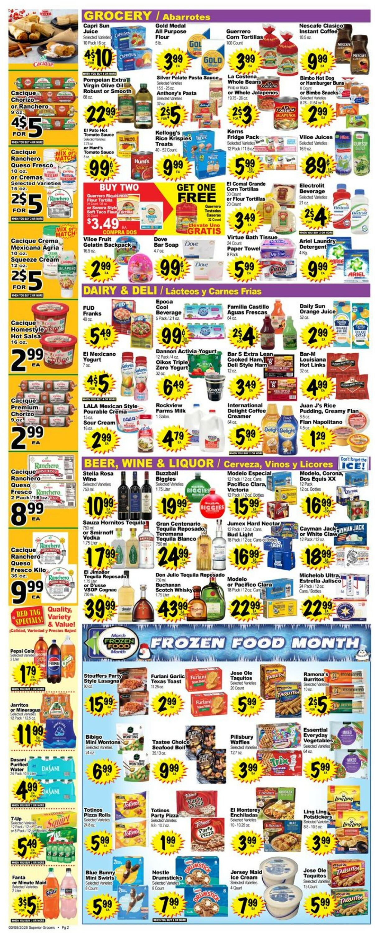 Catalogue Superior Grocers from 03/05/2025