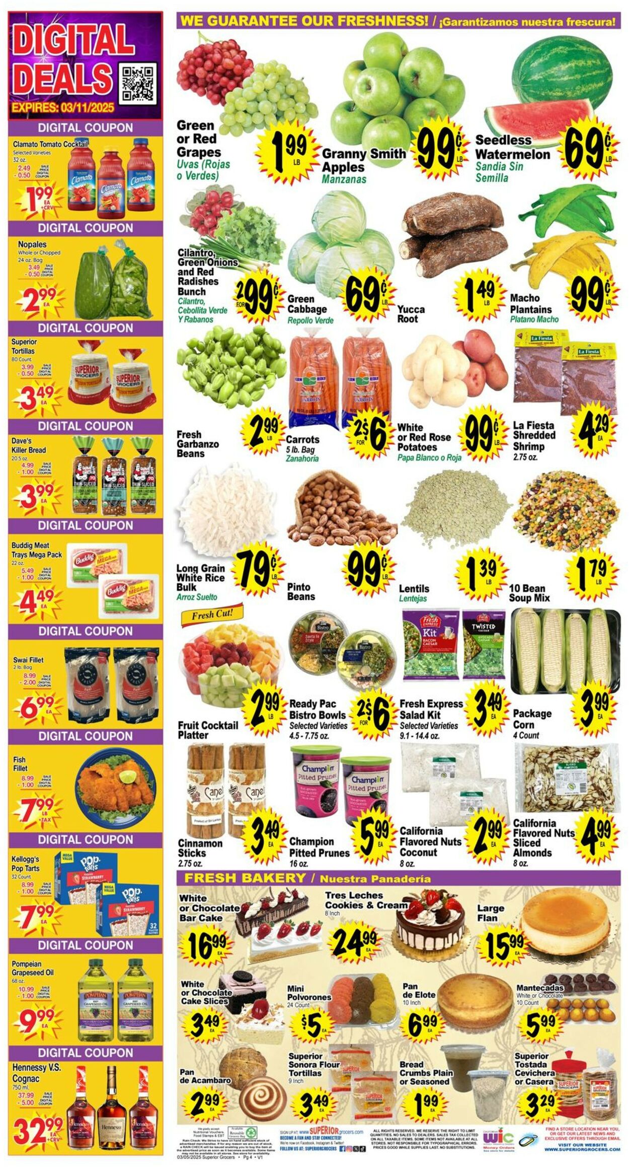 Catalogue Superior Grocers from 03/05/2025