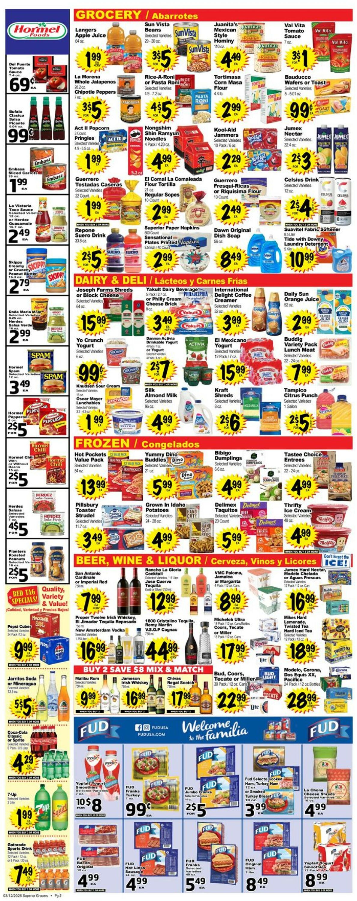 Catalogue Superior Grocers from 03/12/2025