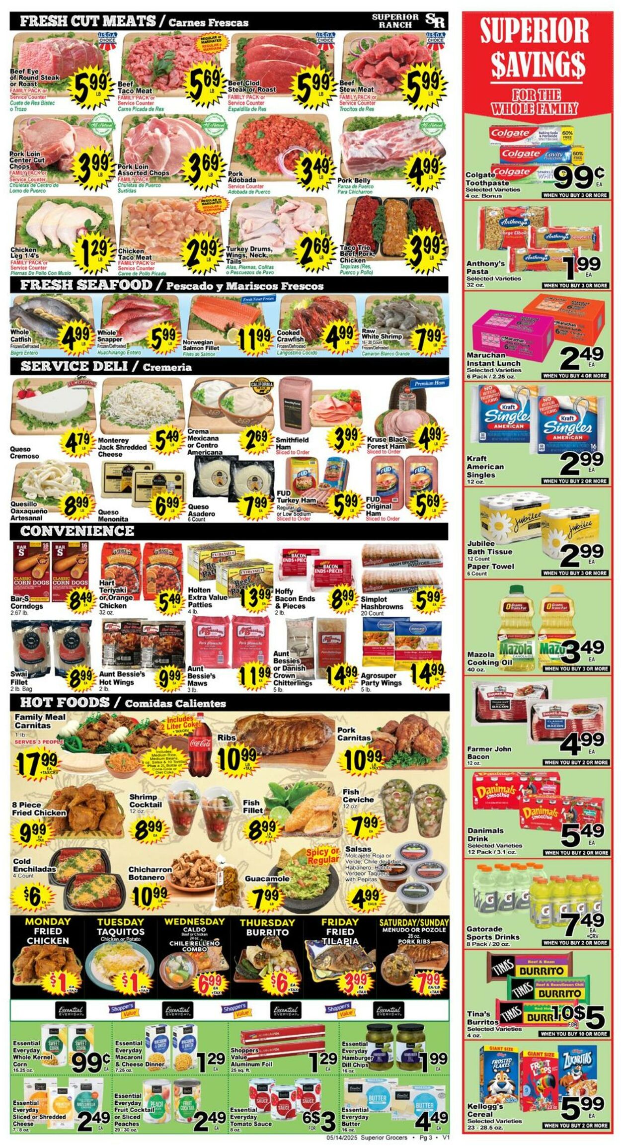 Catalogue Superior Grocers from 05/14/2025