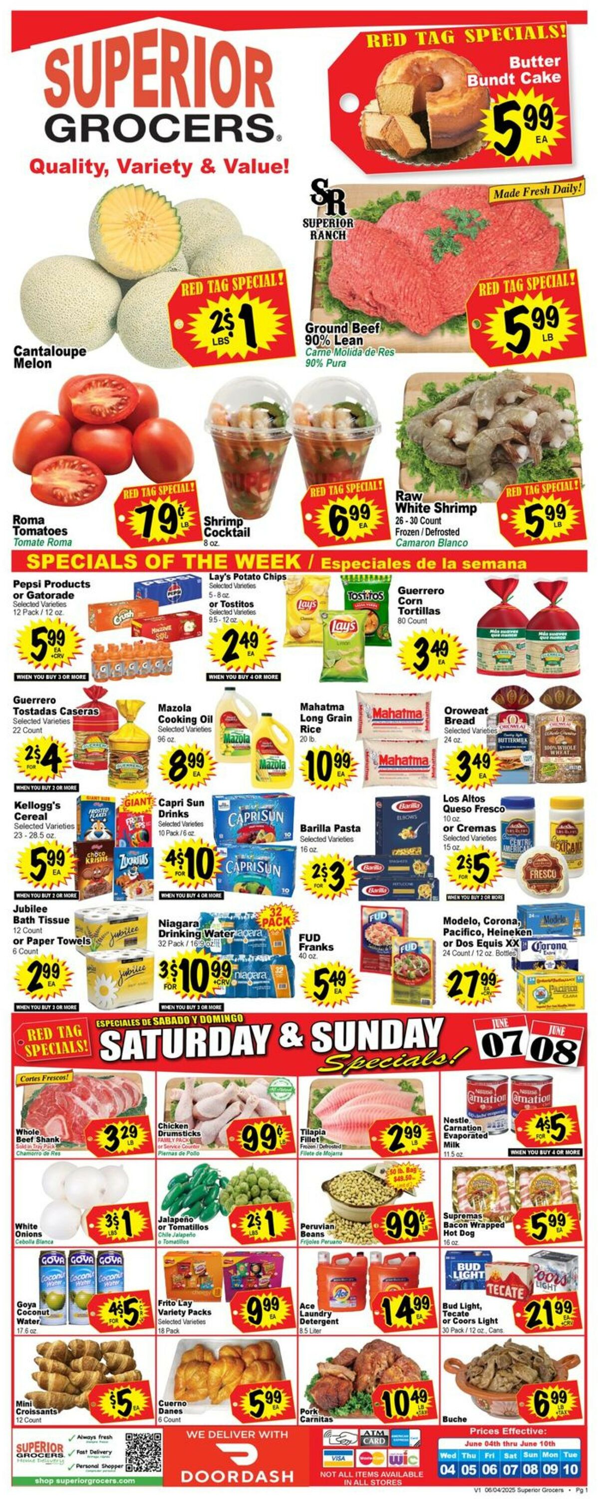 Catalogue Superior Grocers from 06/04/2025