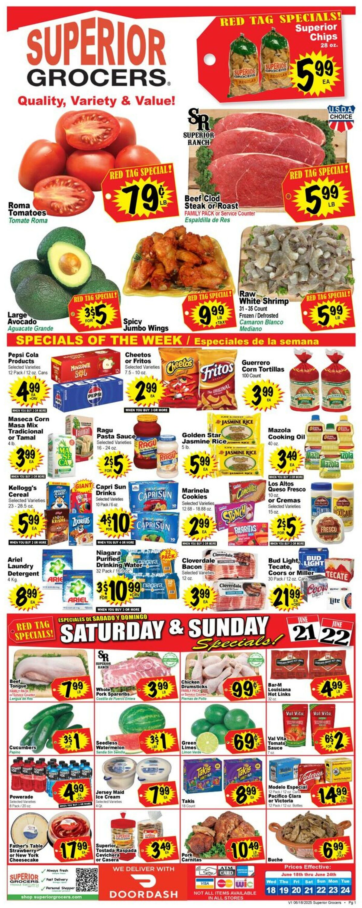 Catalogue Superior Grocers from 06/18/2025