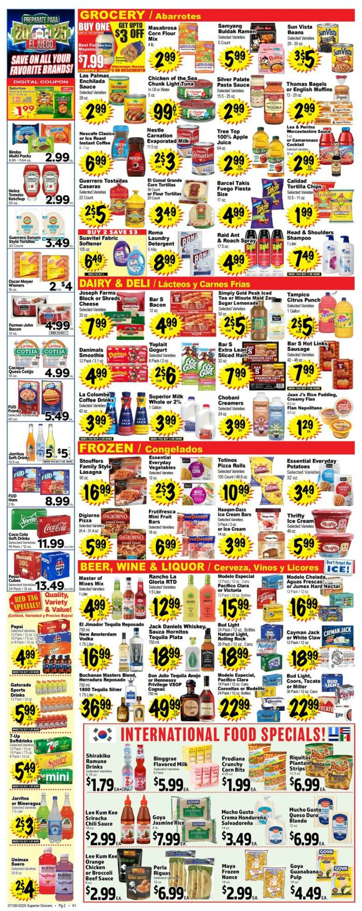 Catalogue Superior Grocers from 07/09/2025